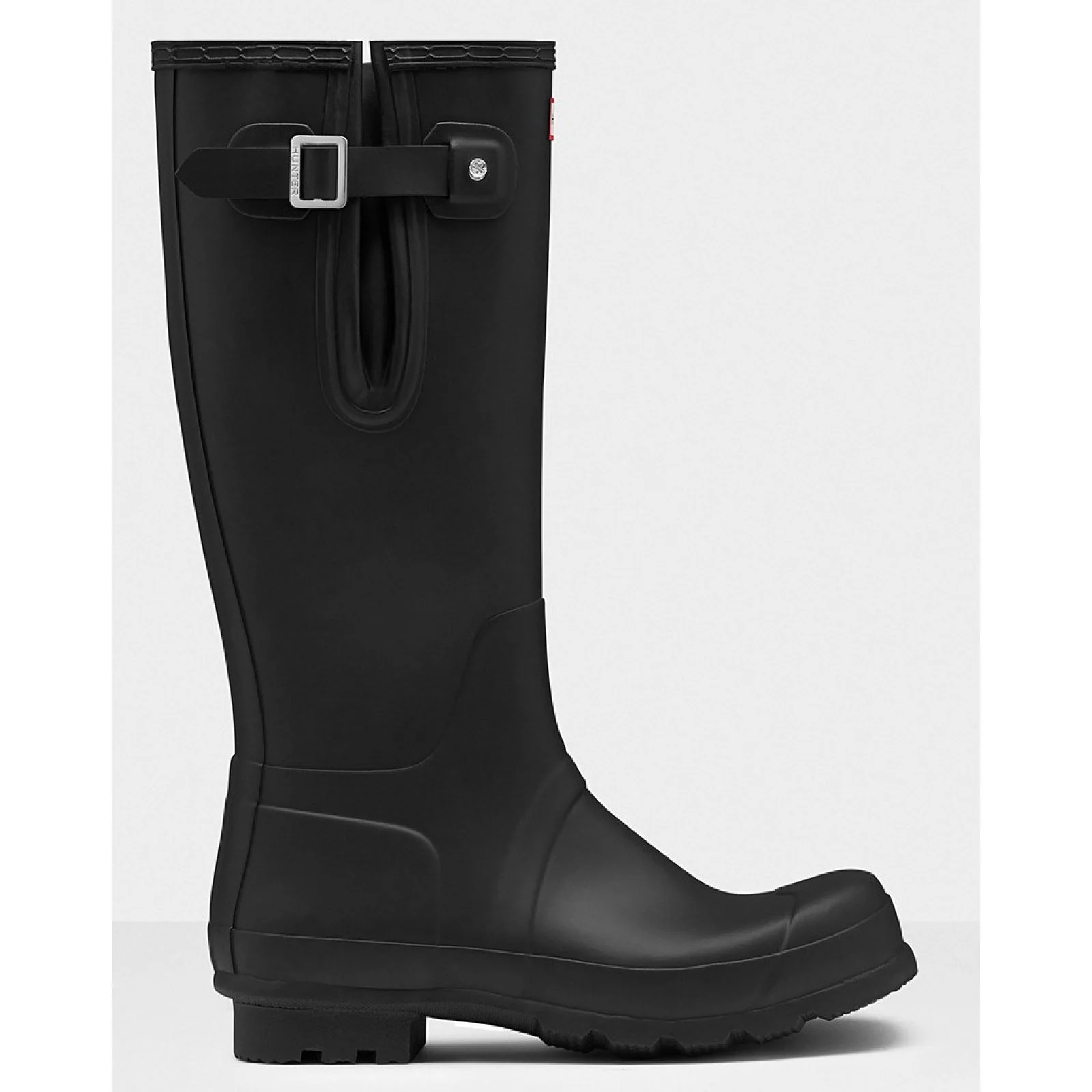 Hunter Men's Original Side Adjustable Wellington Boots in Black - Image 5