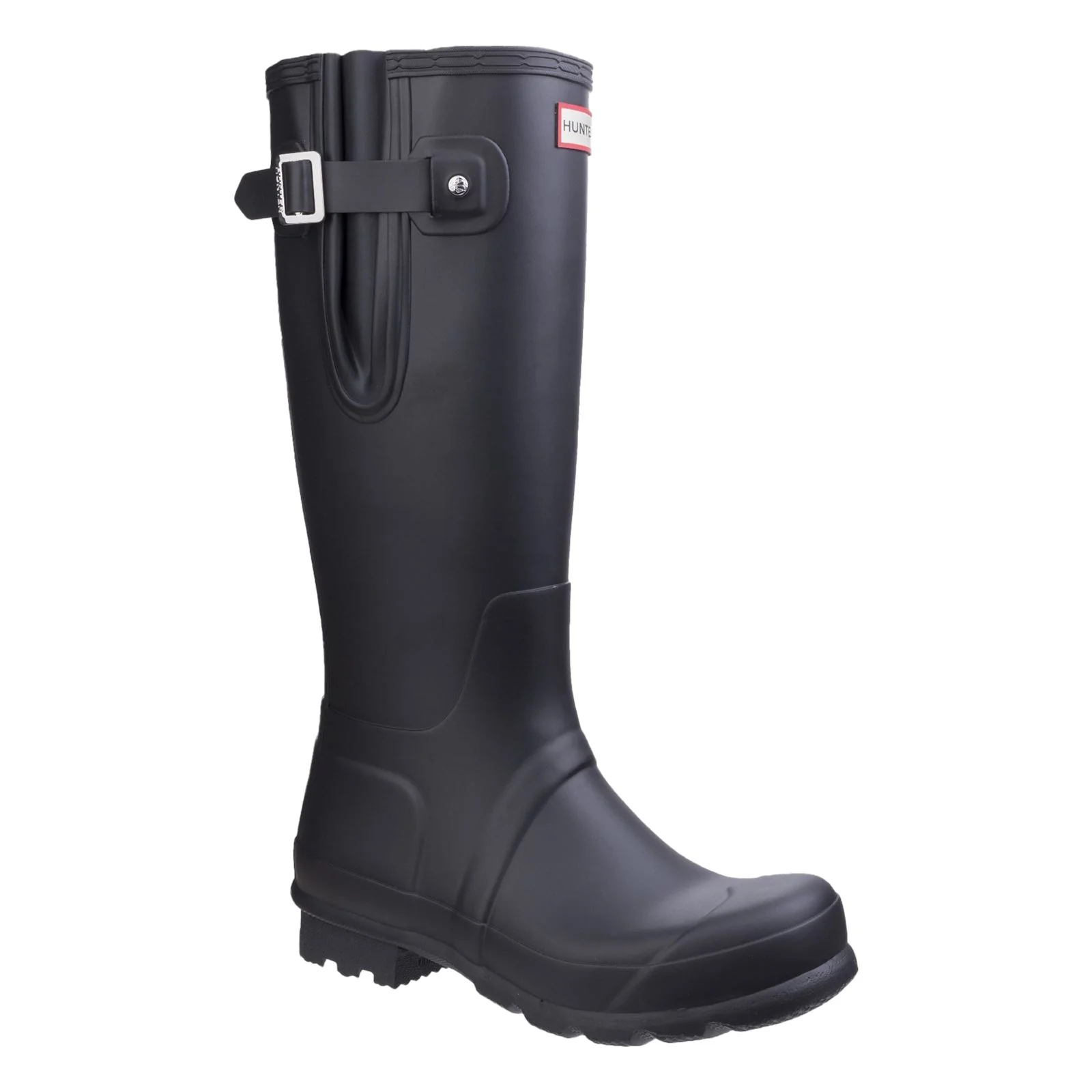 Hunter Men's Original Side Adjustable Wellington Boots in Black - Image 6