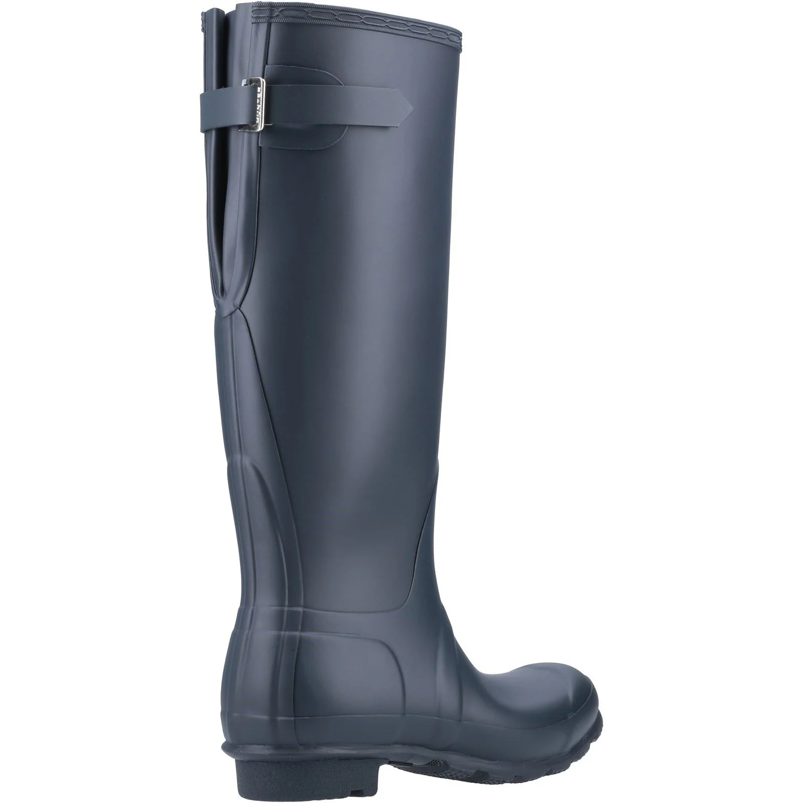 Hunter Women's Original Tall Back Adjustable Wellington Boots in Navy - Image 2
