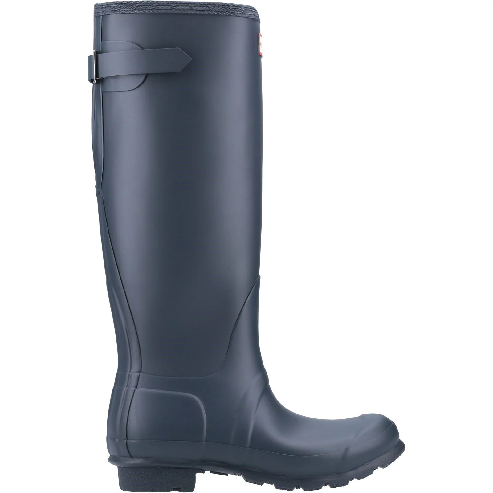 Hunter Women's Original Tall Back Adjustable Wellington Boots in Navy - Image 4