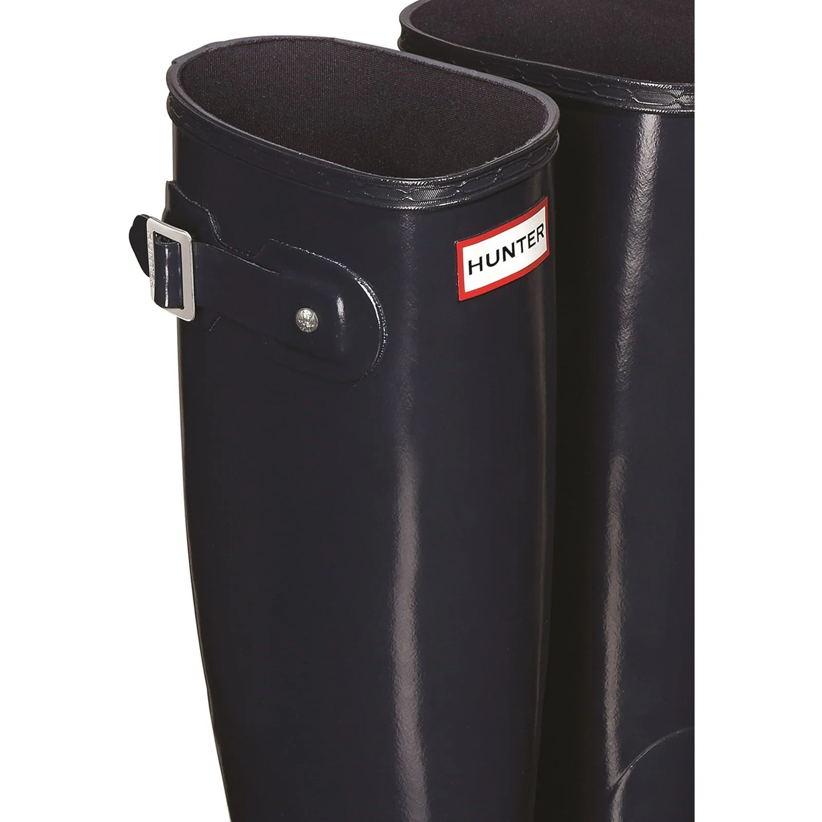 Hunter Women's Original Tall Gloss Wellington Boots in Navy - Image 4