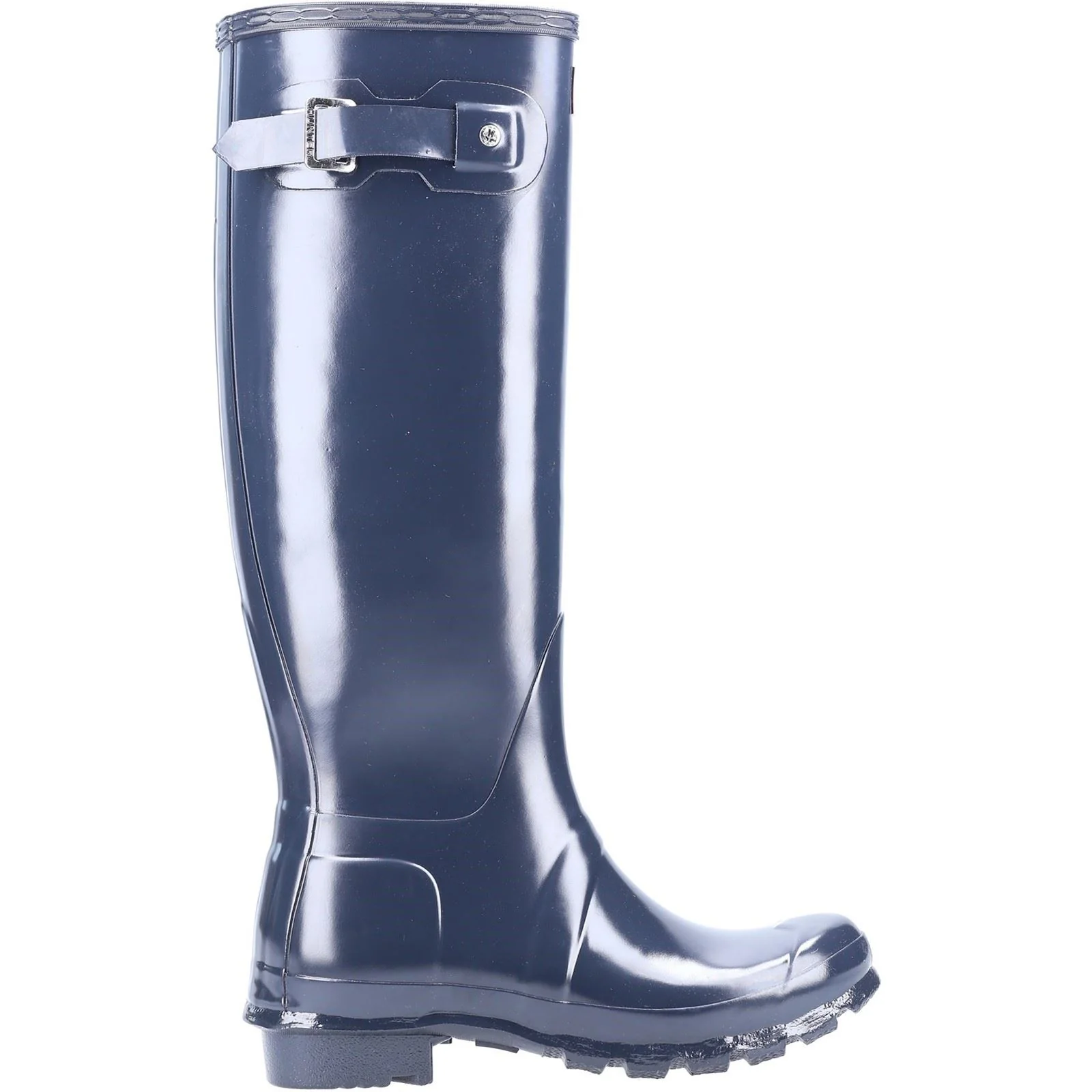 Hunter Women's Original Tall Gloss Wellington Boots in Navy - Image 5