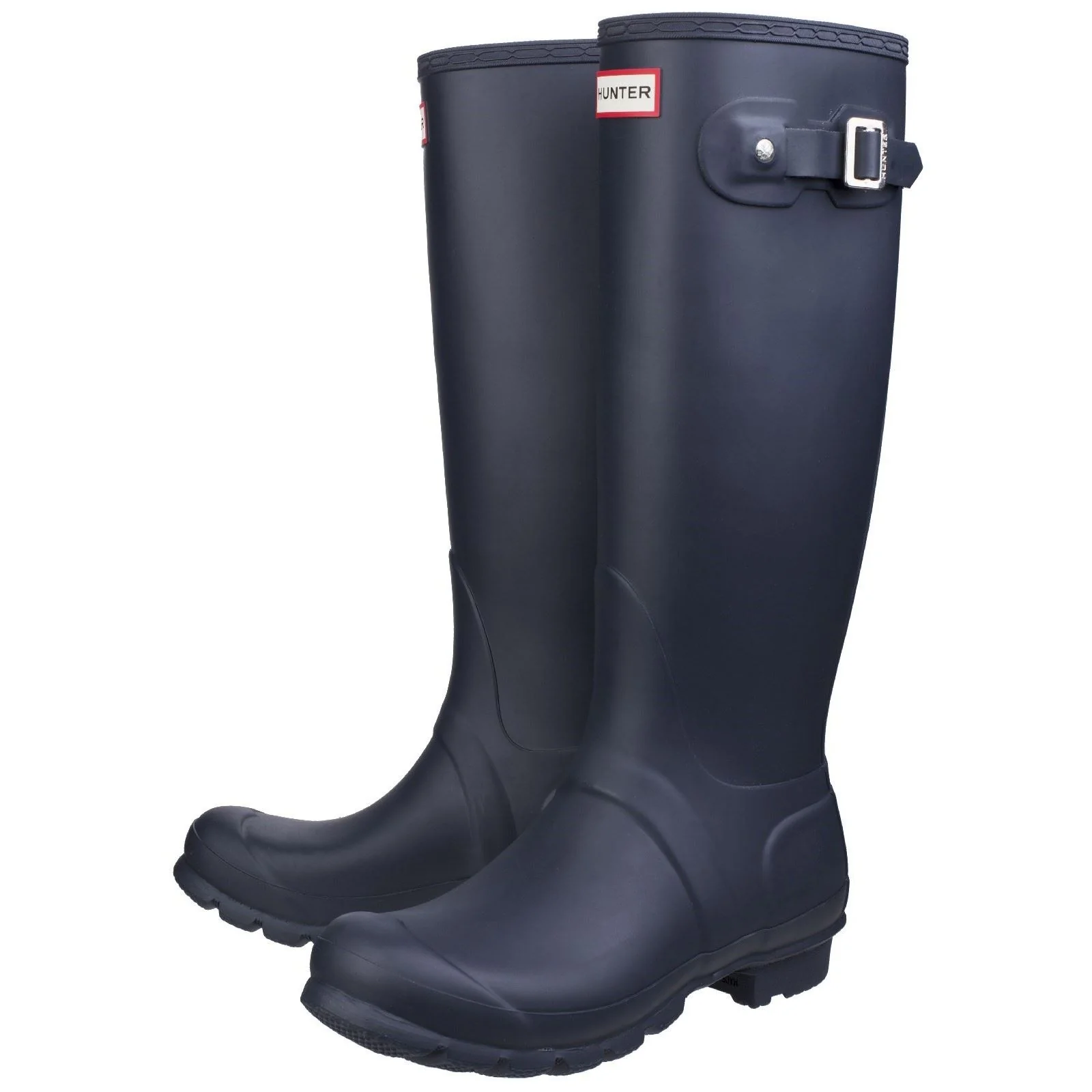 Hunter Women's Original Tall Wellington Boots in Navy - Image 6