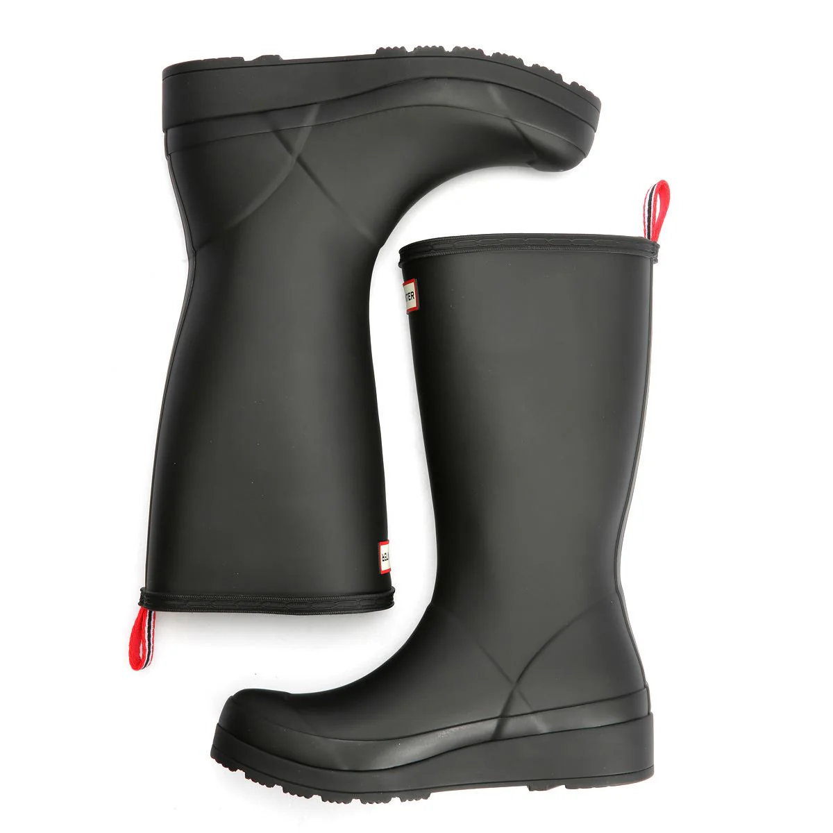 Hunter Play Tall Rubber Women's Black Wellington Boots - Image 8