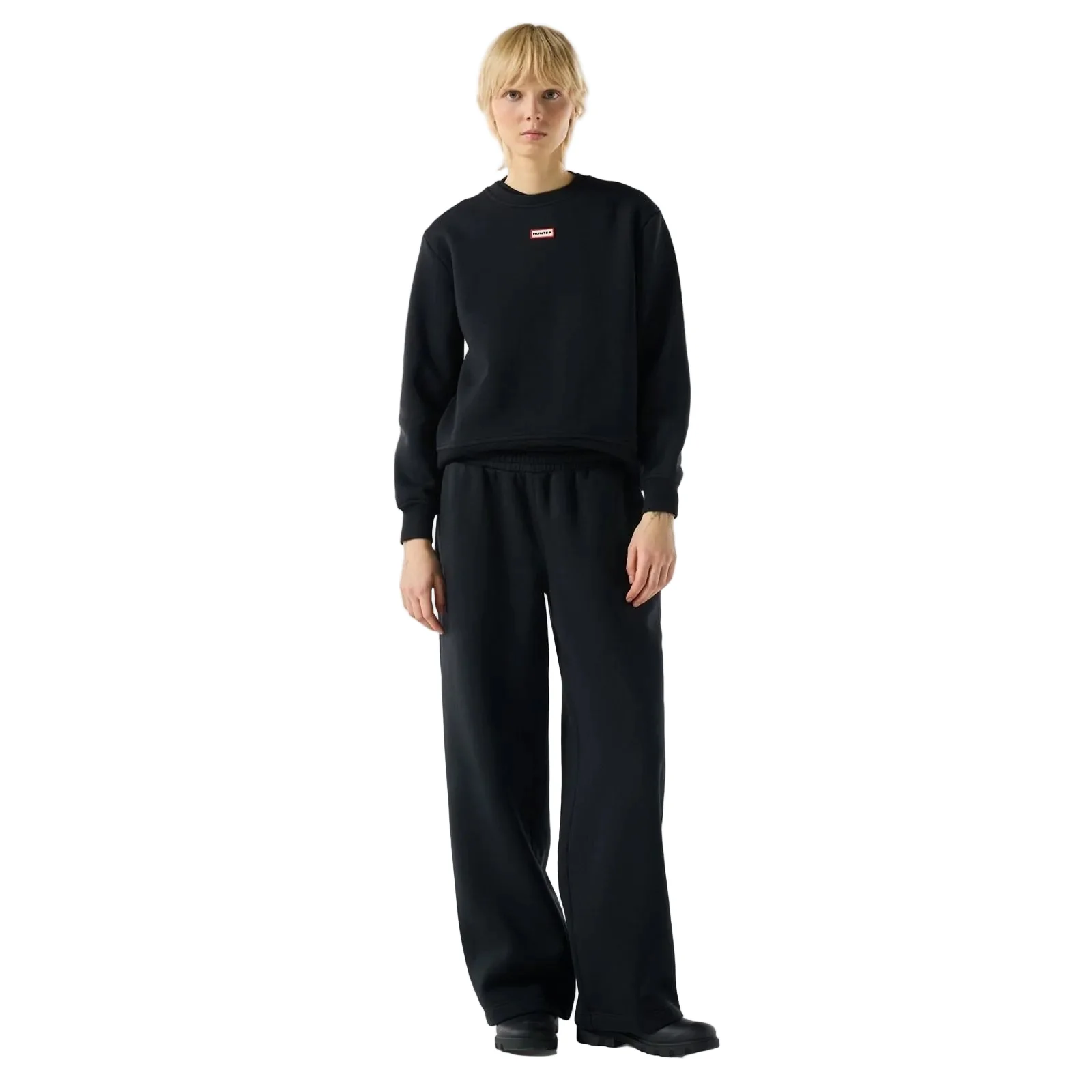 Hunter RL Essentials Crew Women's Black Sweatshirt - Image 3