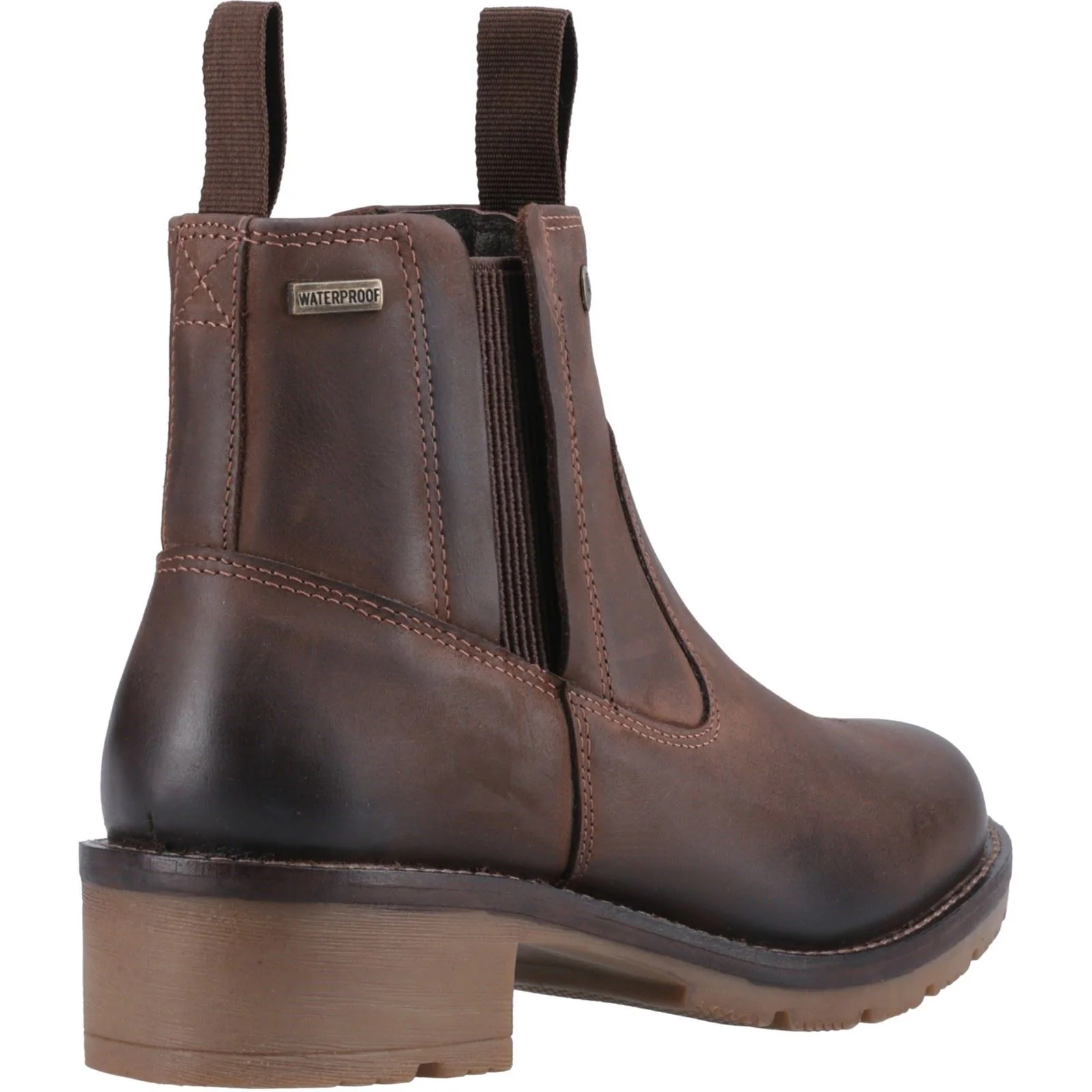 Hunter Skye Dealer Boot Leather Women's Brown Boots - Image 2