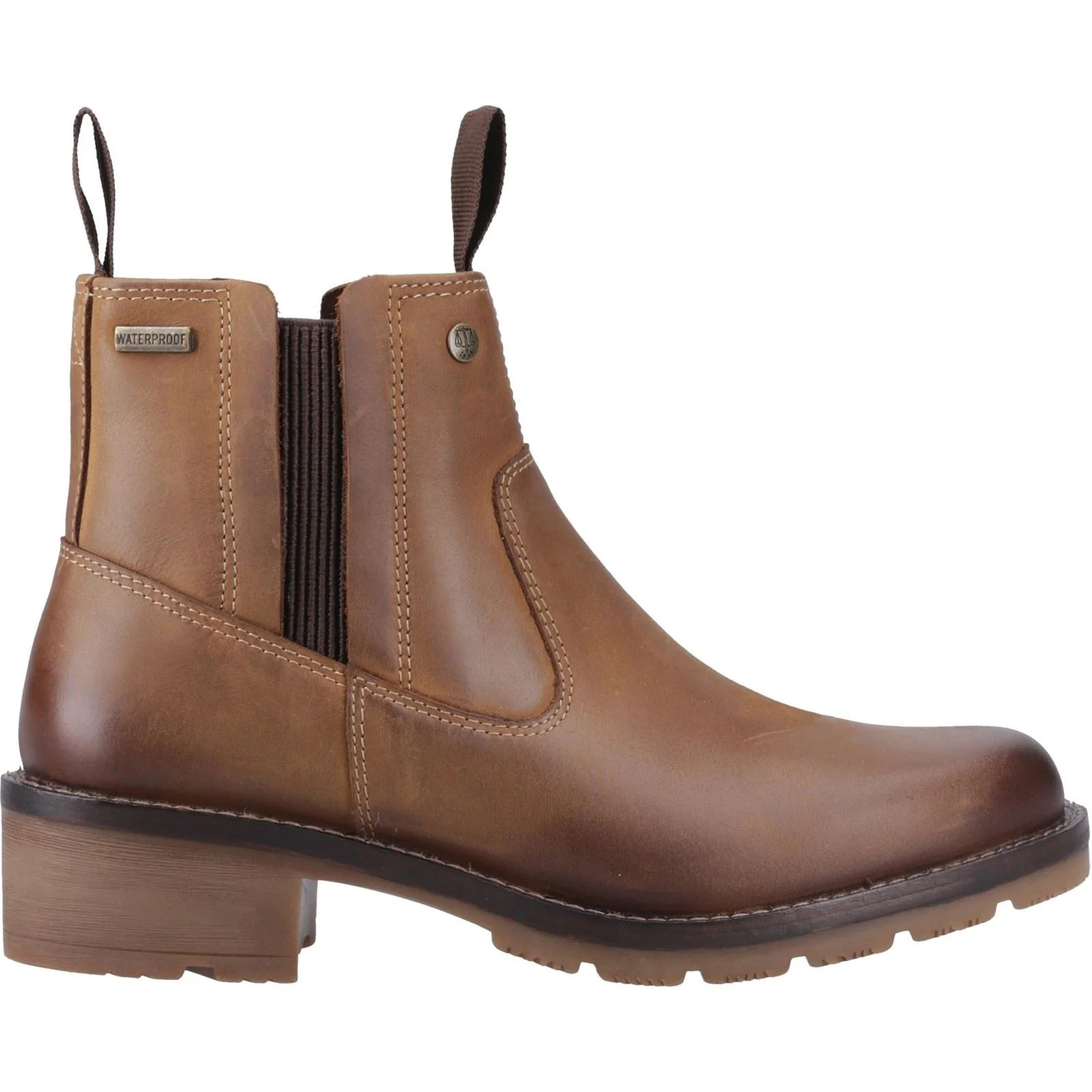 Hunter Skye Dealer Boot Leather Women's Dark Tan Boots - Image 5