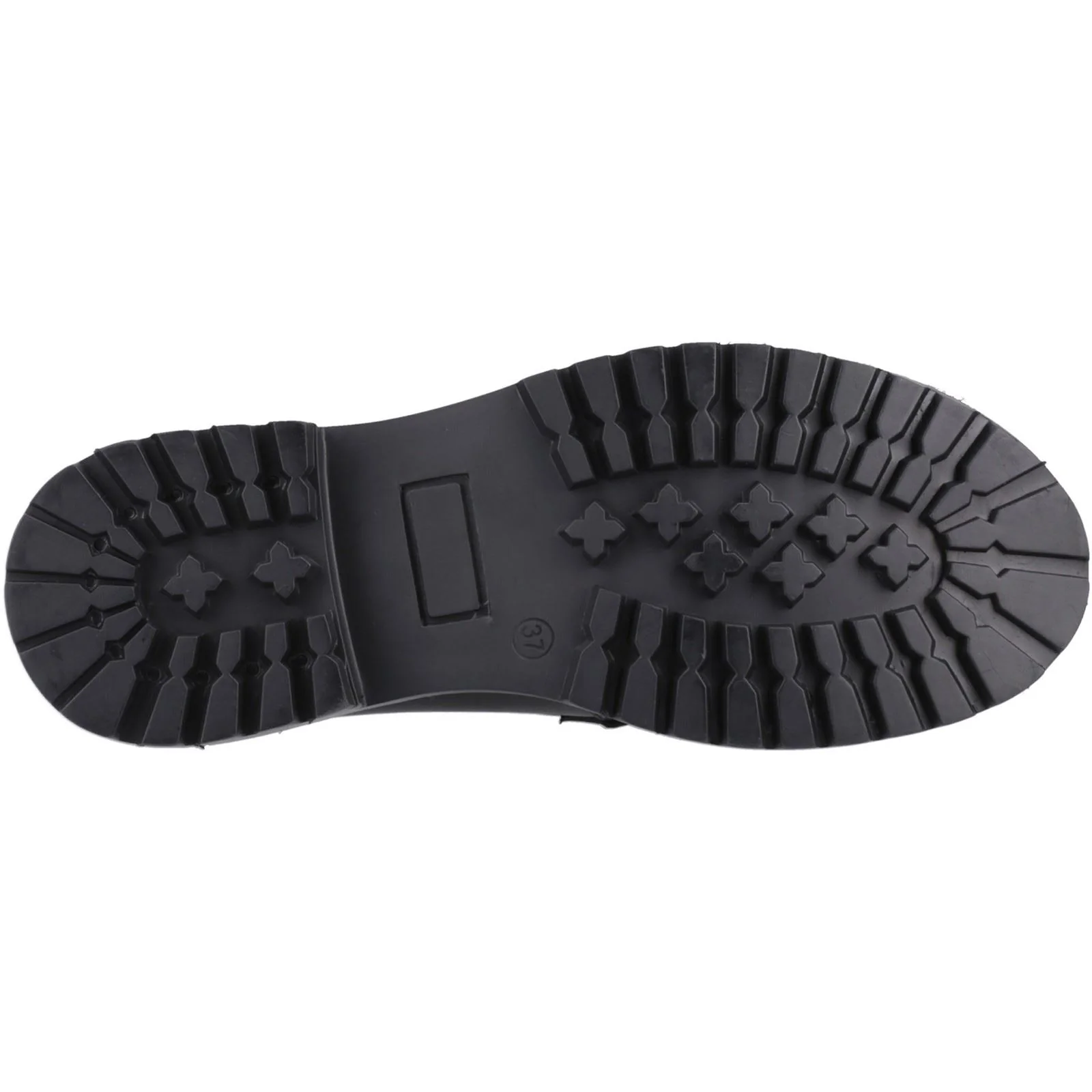 Hush Puppies Abigail Leather Black Loafers - Image 3