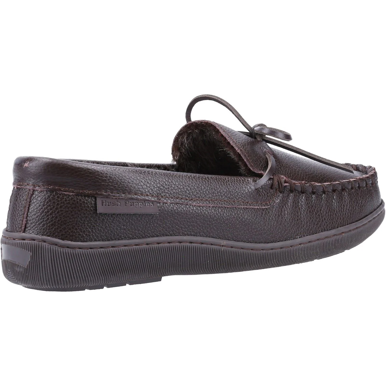 Hush Puppies Men's Ace Leather Slipper in Brown - Image 2
