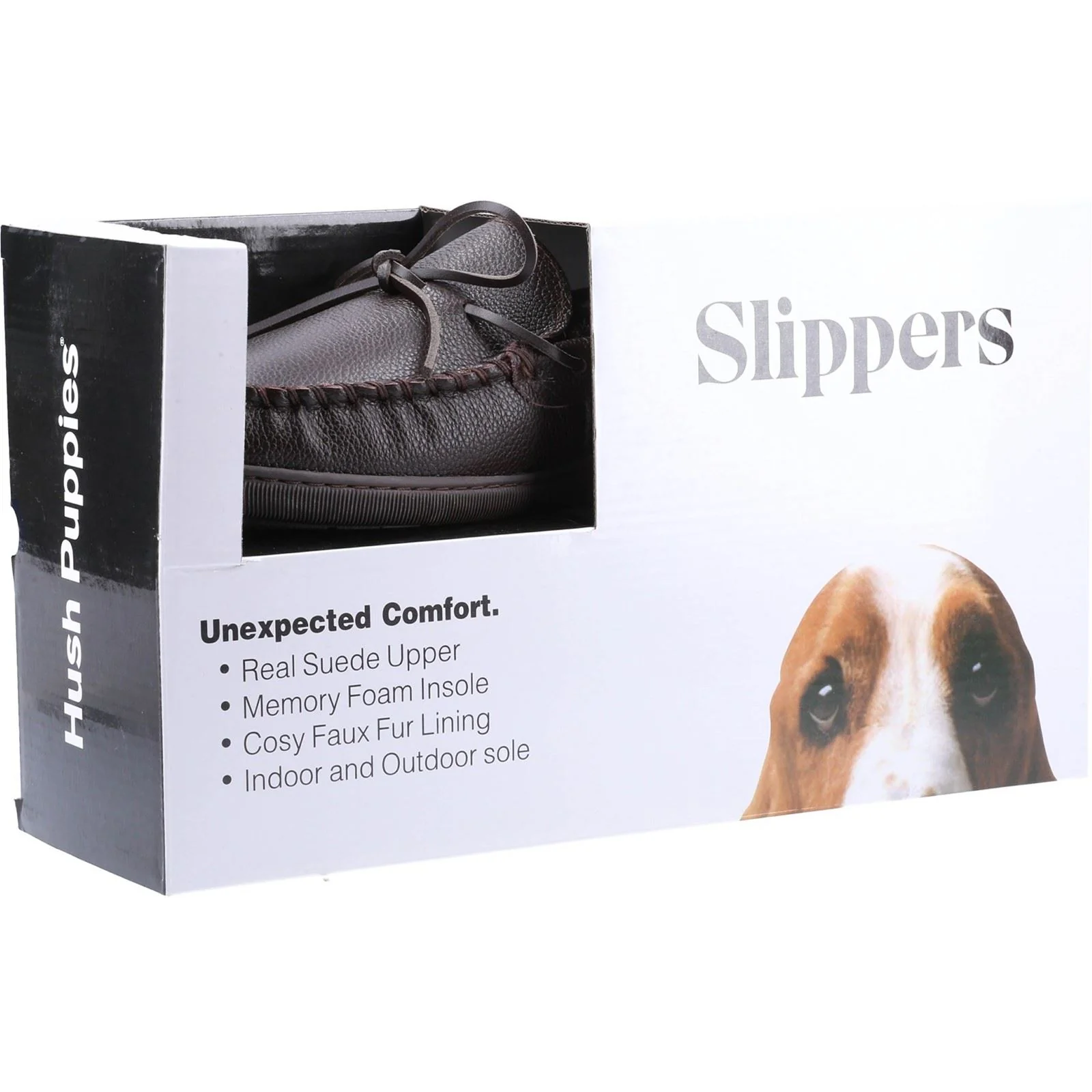 Hush Puppies Men's Ace Leather Slipper in Brown - Image 5