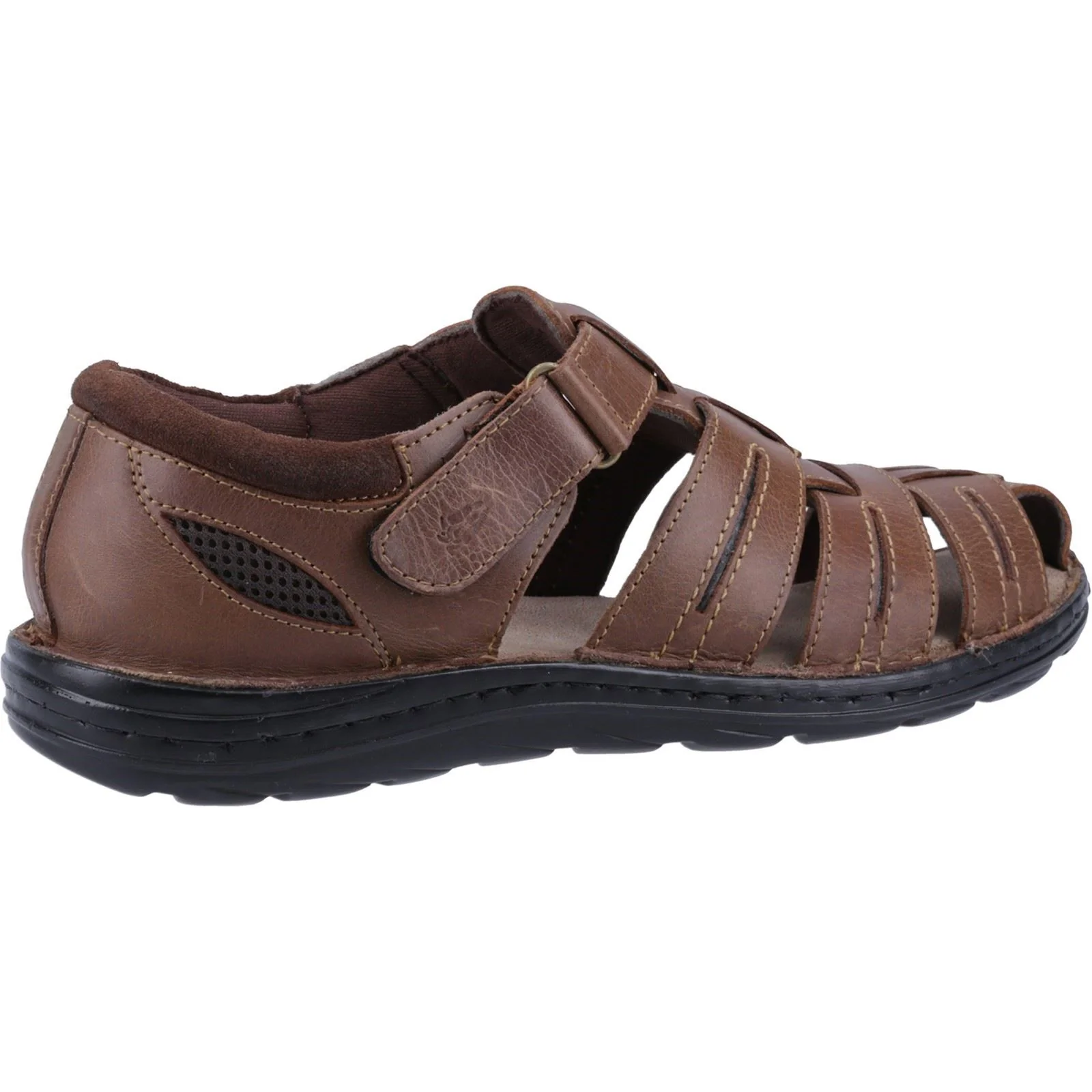 Hush Puppies Albert Leather Men's Tan Sandals - Image 2
