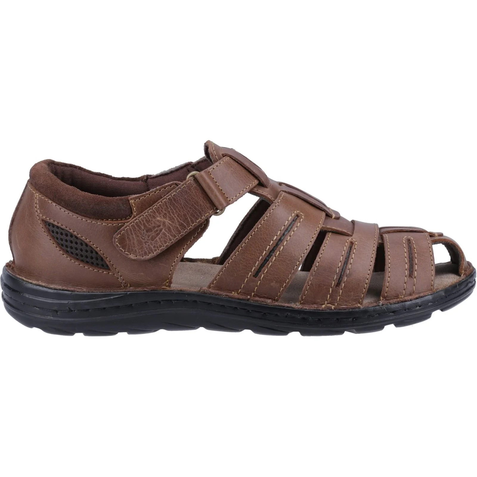 Hush Puppies Albert Leather Men's Tan Sandals - Image 4