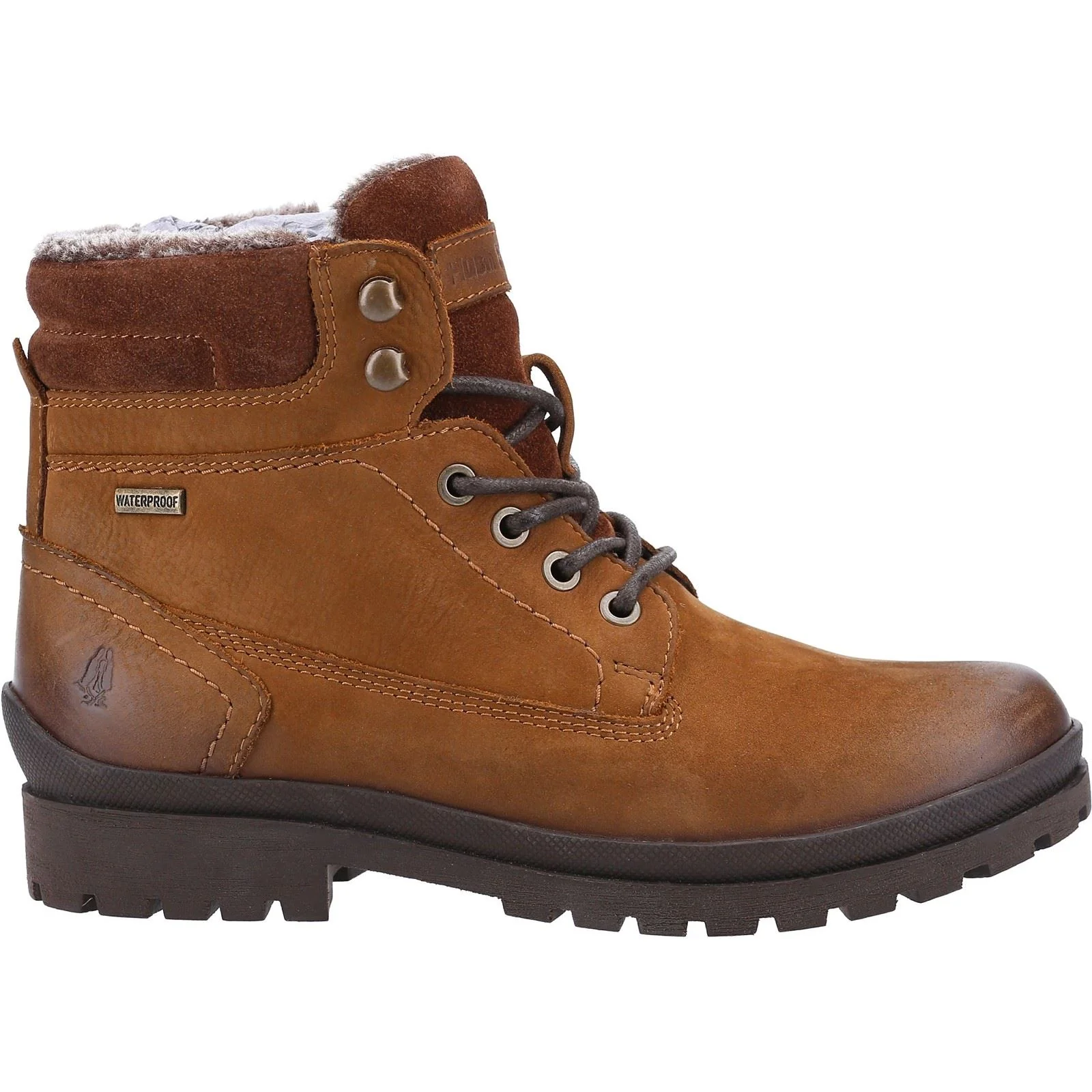 Hush Puppies Women's Annay Mid Boots in Camel - Image 4