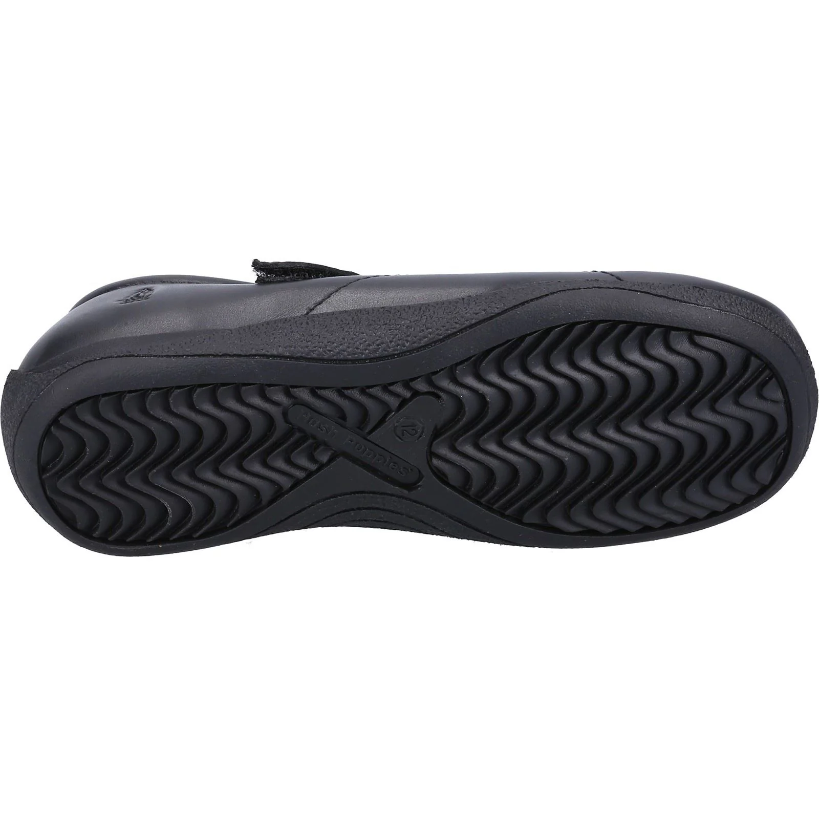Hush Puppies Aria Leather Youth Black Shoes - Image 3