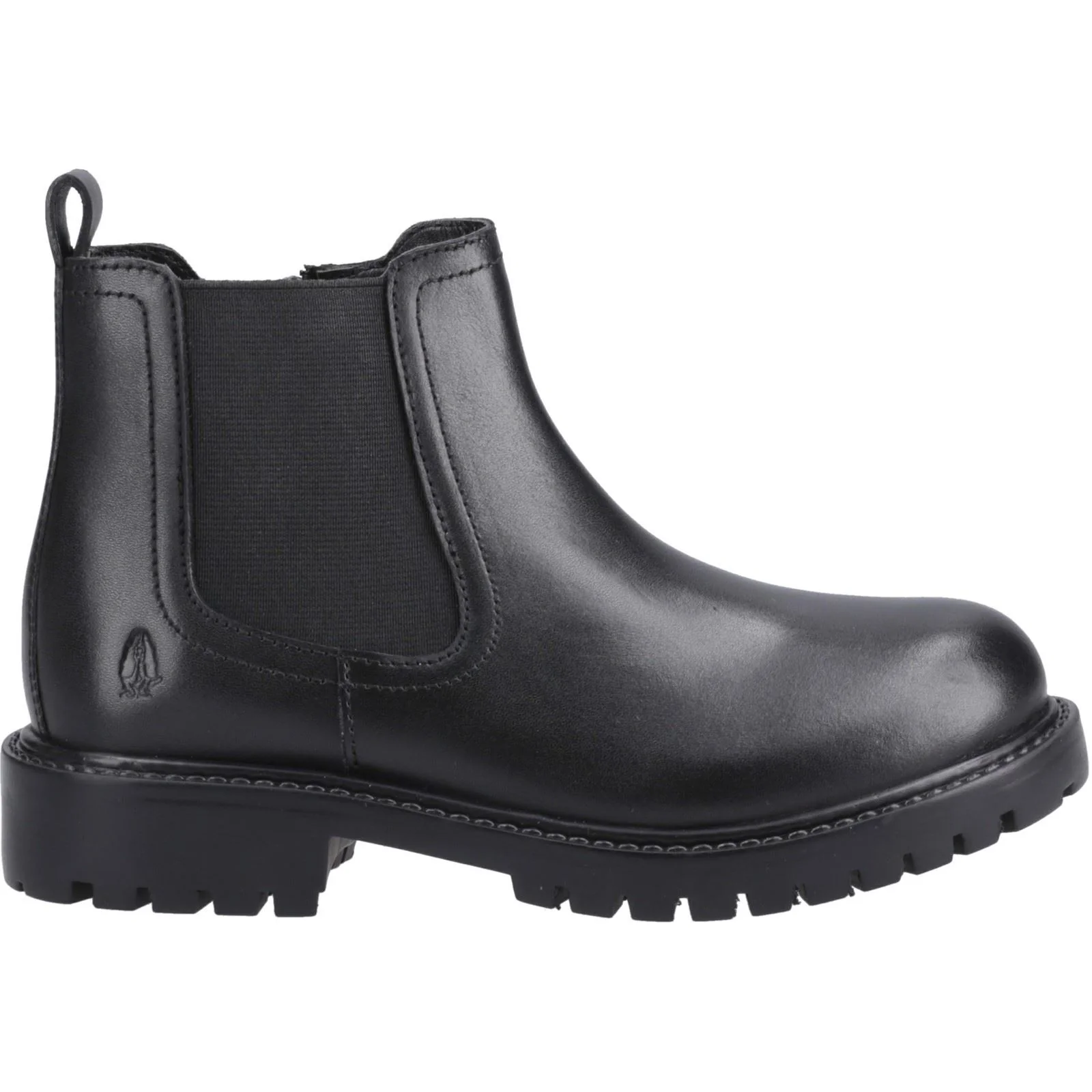 Hush Puppies Ariella Chelsea Leather Black Boots - Image 5