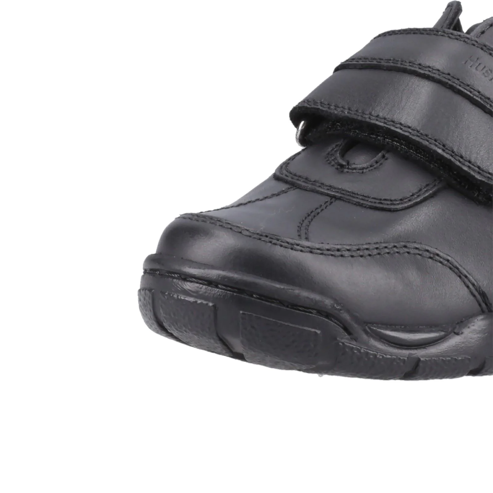 Hush Puppies Arlo Junior Boys Black Leather Shoes - Image 8