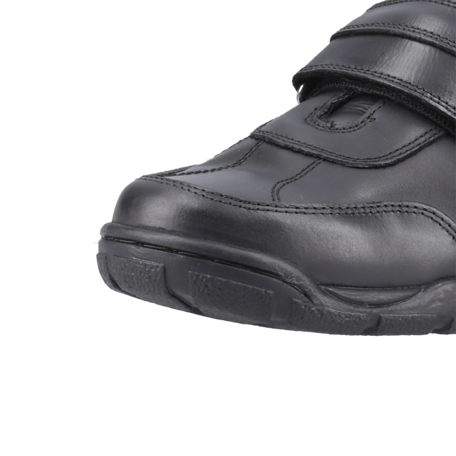 Hush Puppies Arlo Youth Boys Black Leather Shoes - Image 7