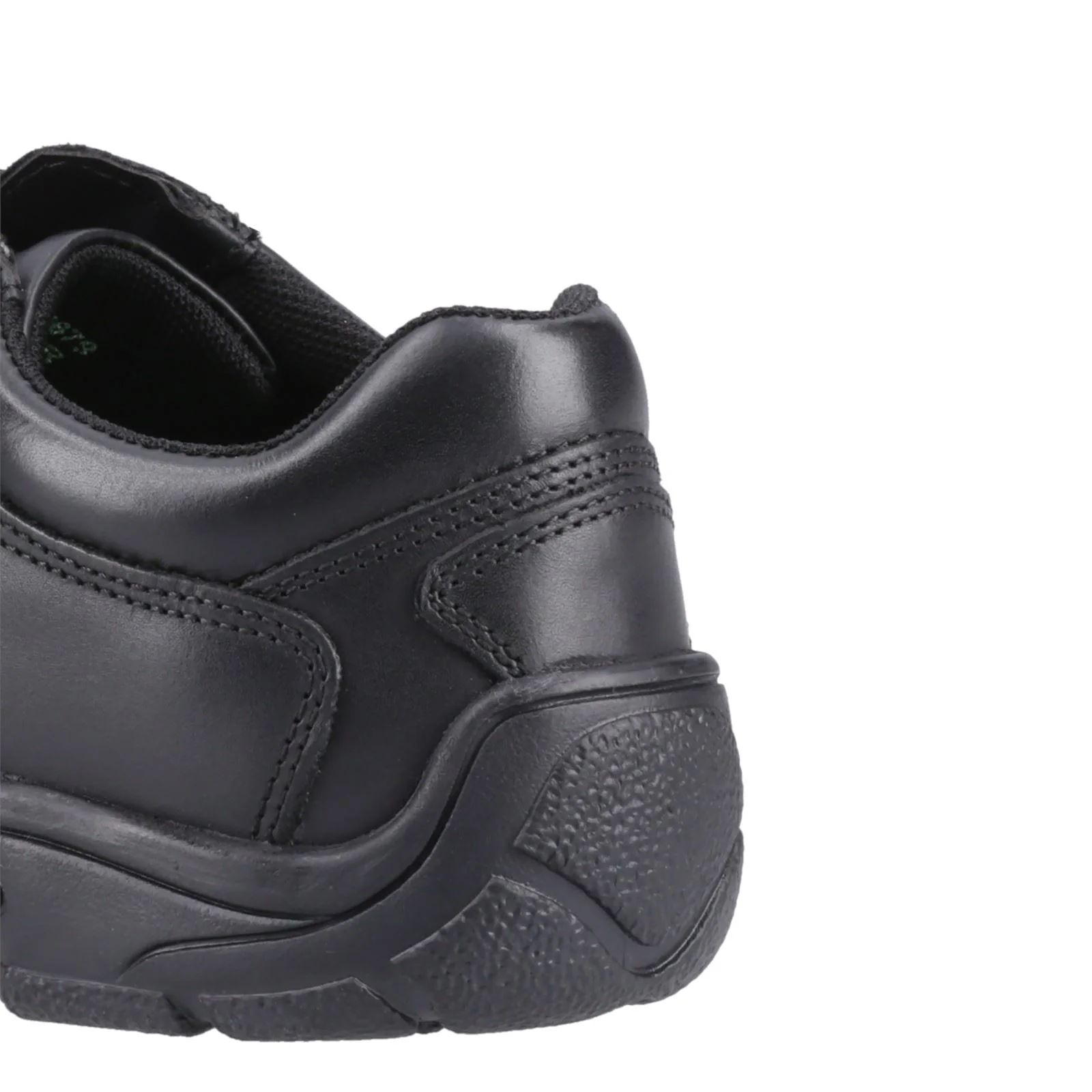 Hush Puppies Arlo Youth Boys Black Leather Shoes - Image 9