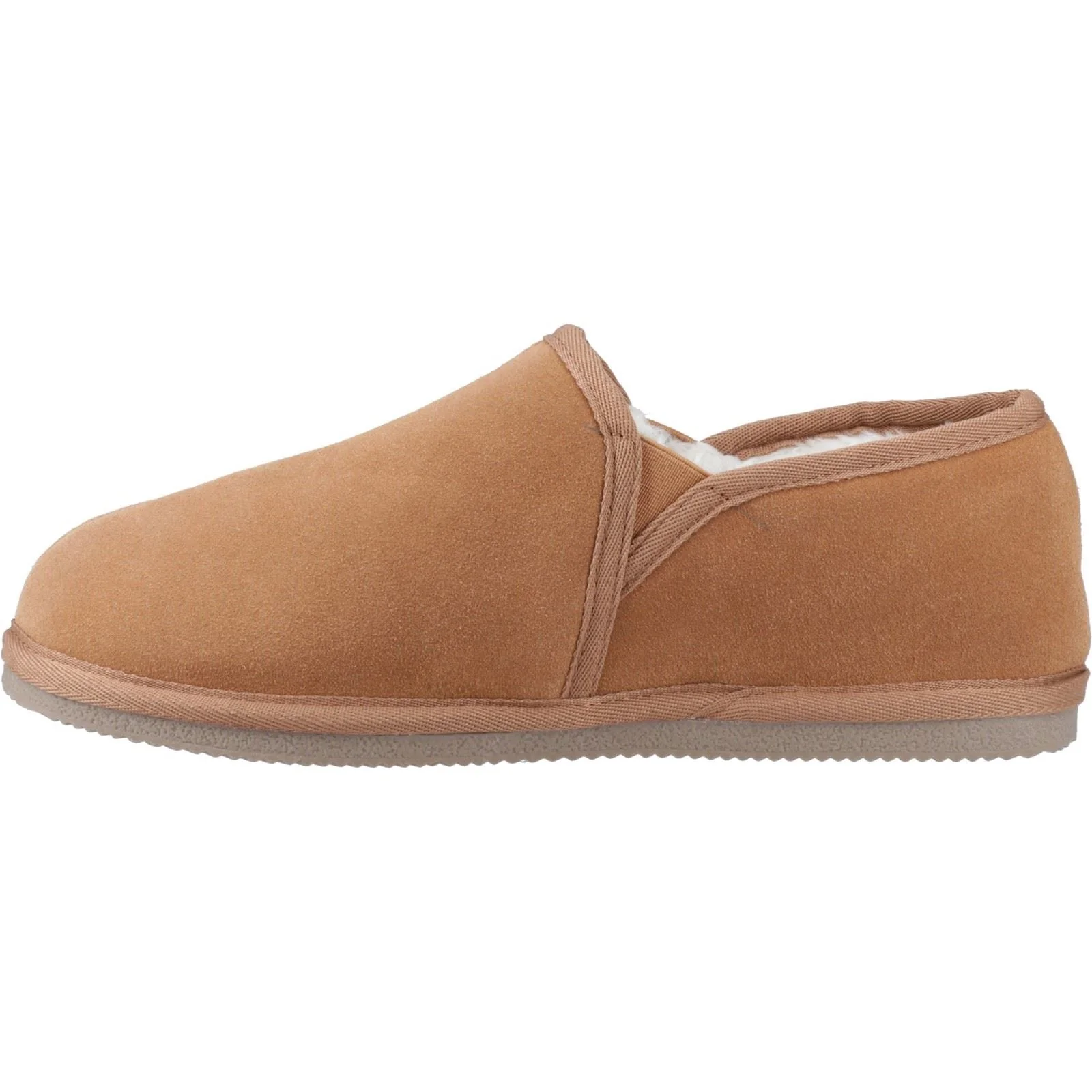 Hush Puppies Aryan Suede Men's Tan Slippers - Image 4