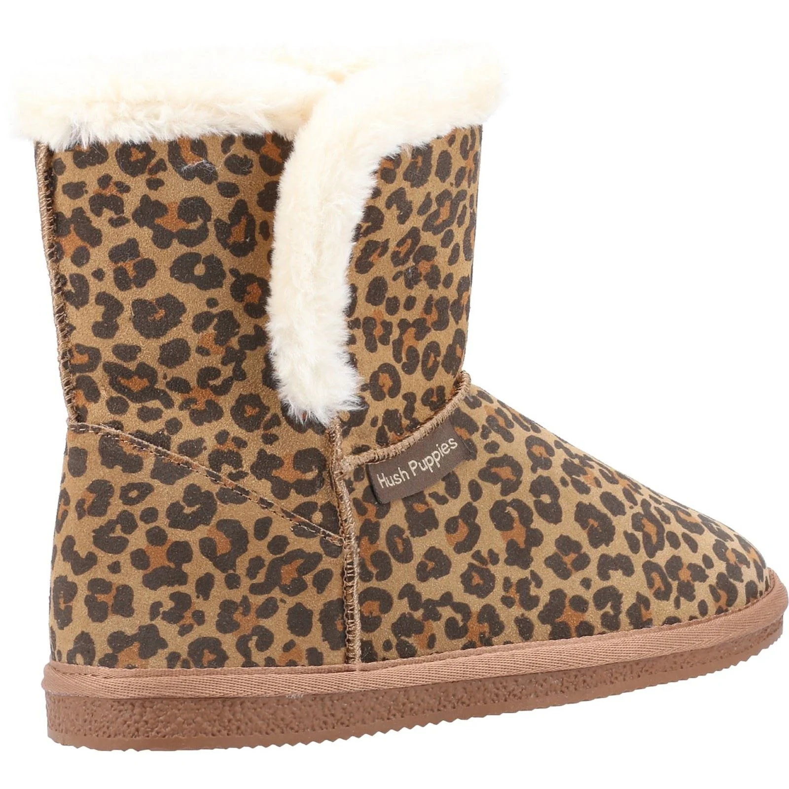 Hush Puppies Women's Ashleigh Slipper Bootie in Leopard - Image 2