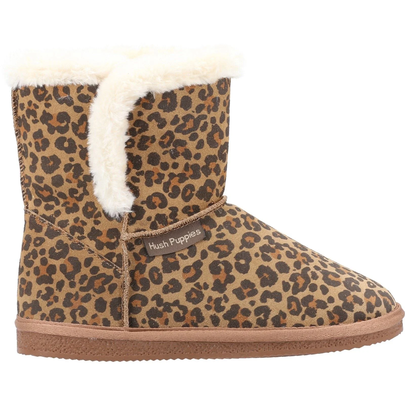 Hush Puppies Women's Ashleigh Slipper Bootie in Leopard - Image 4