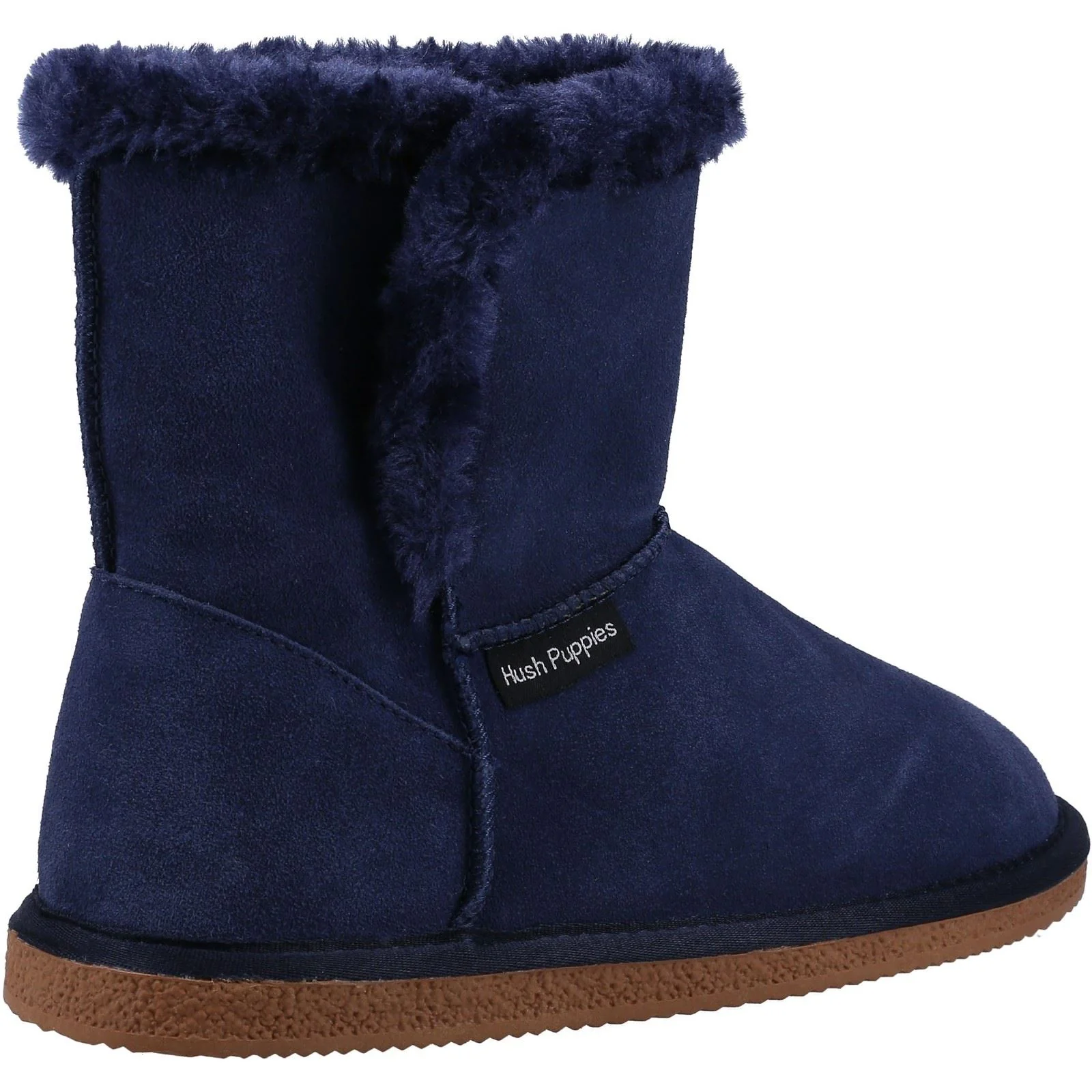 Hush Puppies Women's Ashleigh Slipper Bootie in Navy - Image 2