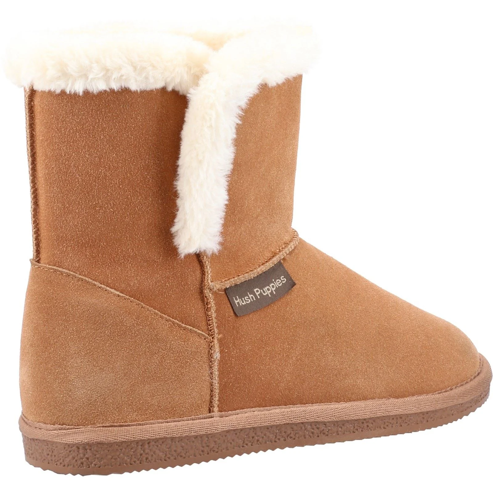 Hush Puppies Women's Ashleigh Slipper Bootie in Tan - Image 2