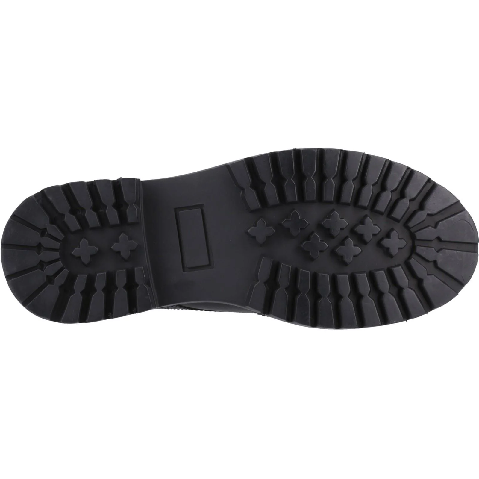 Hush Puppies Athena Leather Youth Black Brogues - Image 3