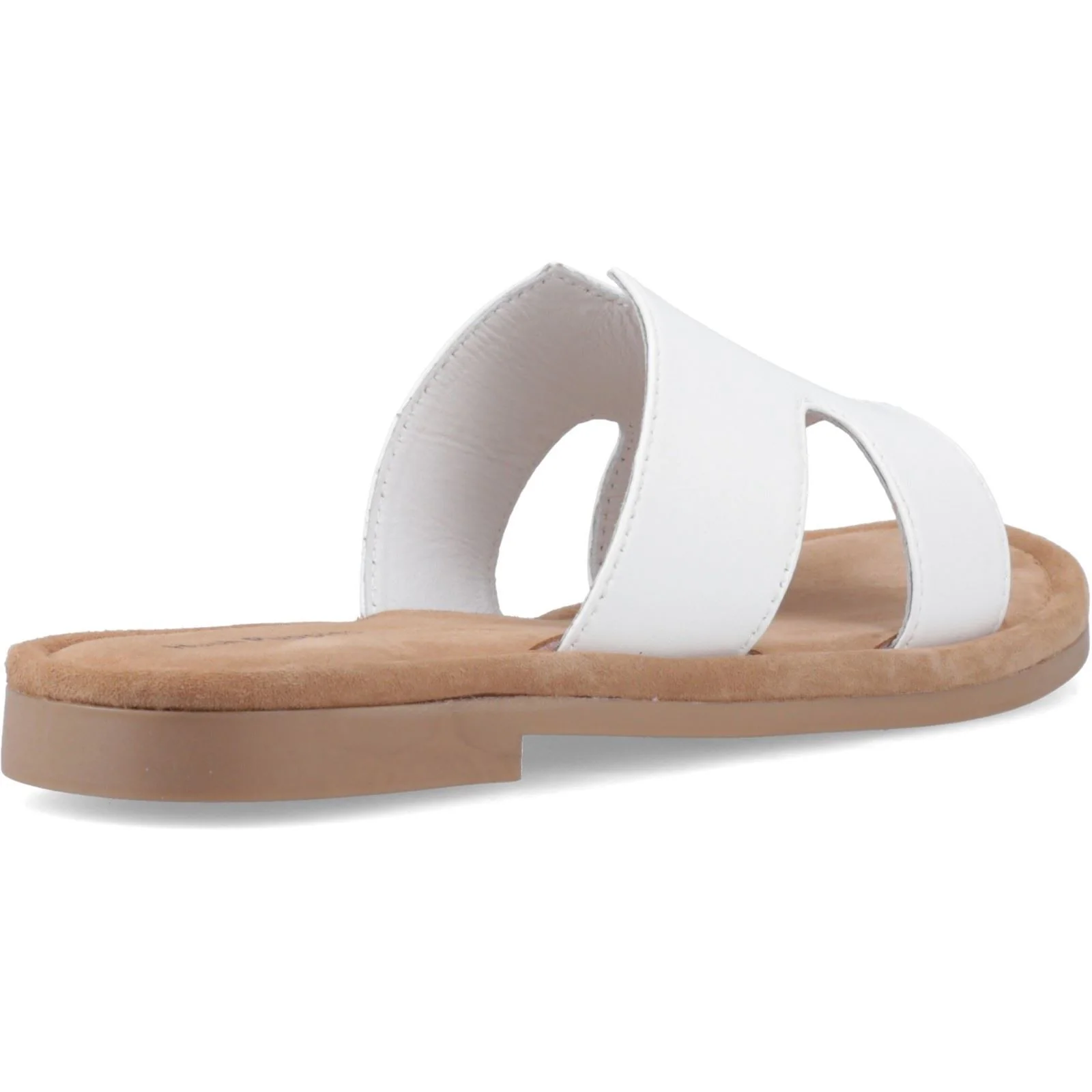 Hush Puppies Azalea Mule Leather Women's White Sandals - Image 2