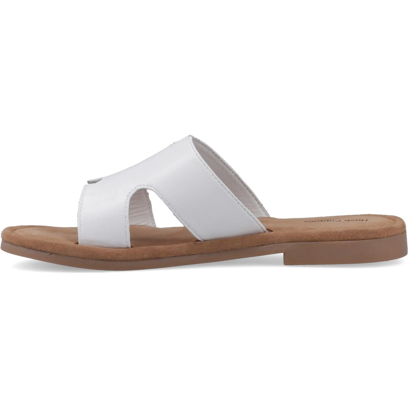 Hush Puppies Azalea Mule Leather Women's White Sandals - Image 4