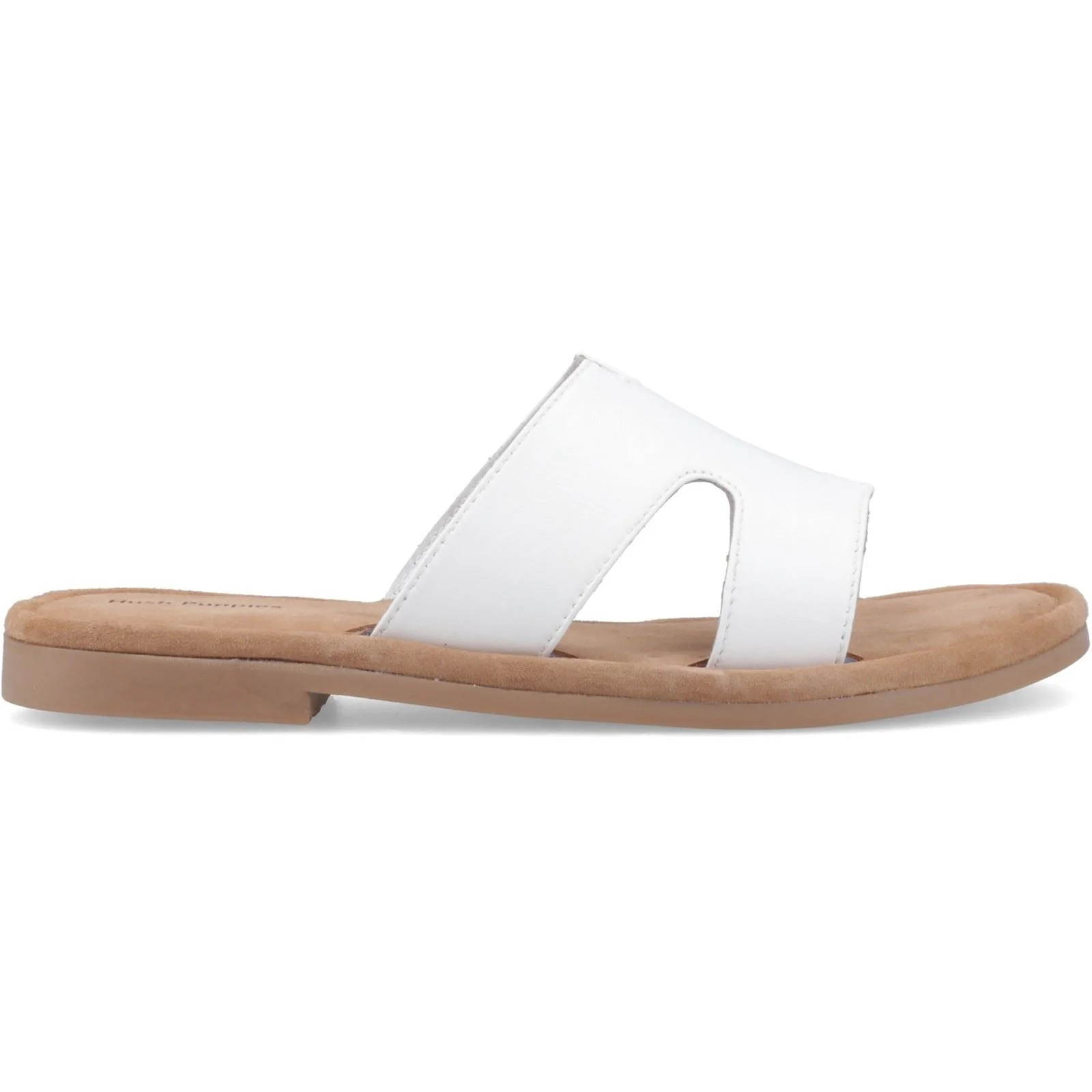 Hush Puppies Azalea Mule Leather Women's White Sandals - Image 5