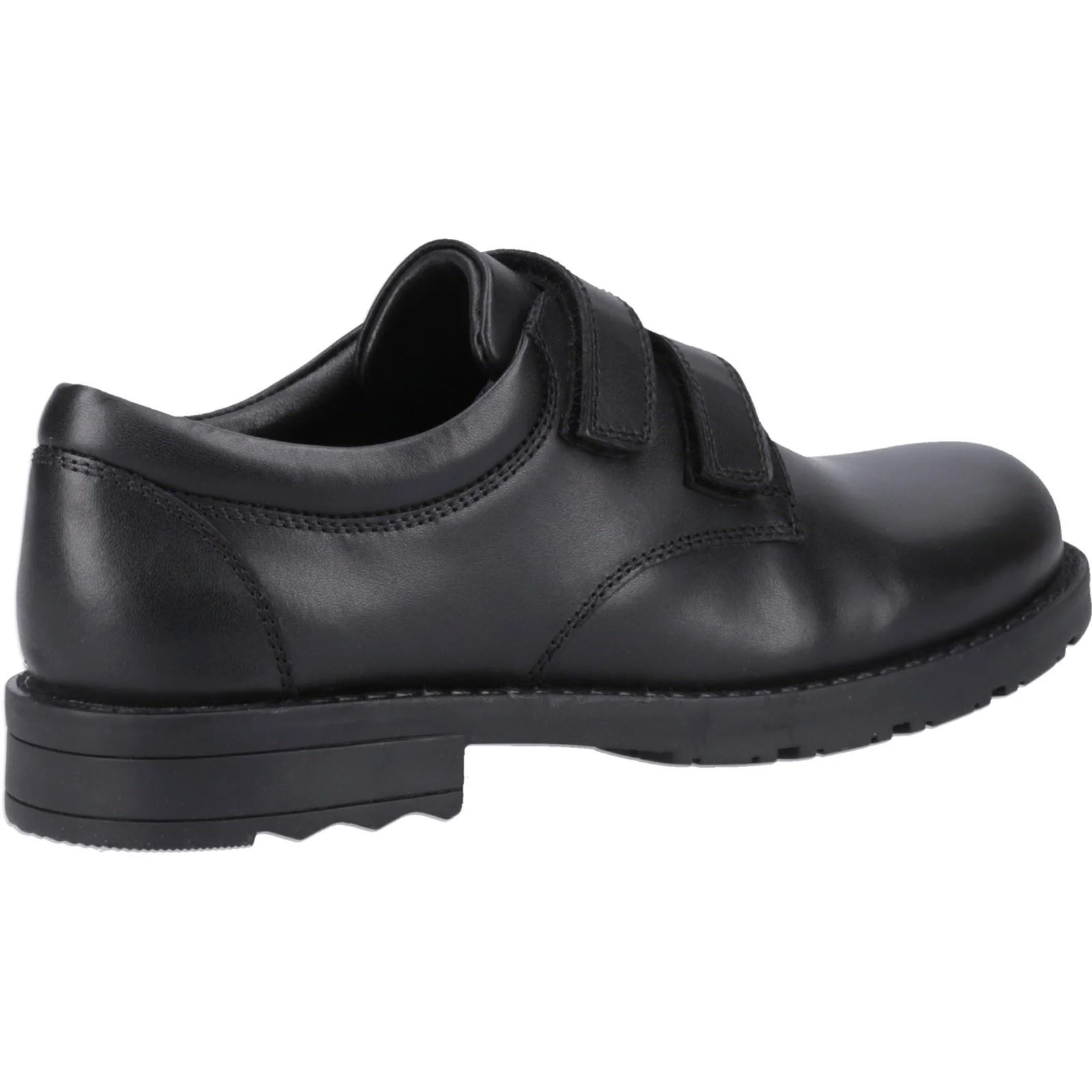 Hush Puppies Barry Leather Youth Black Shoes - Image 2