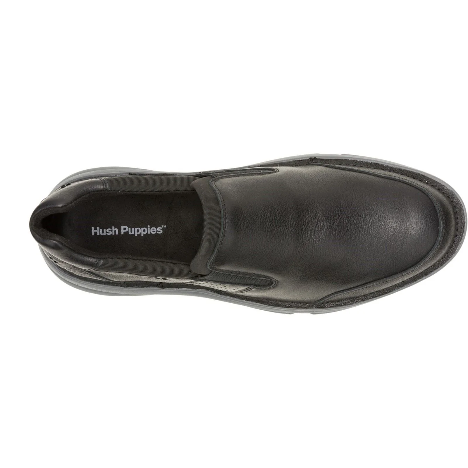 Hush Puppies Baylor Leather Men's Black Loafers - Image 4