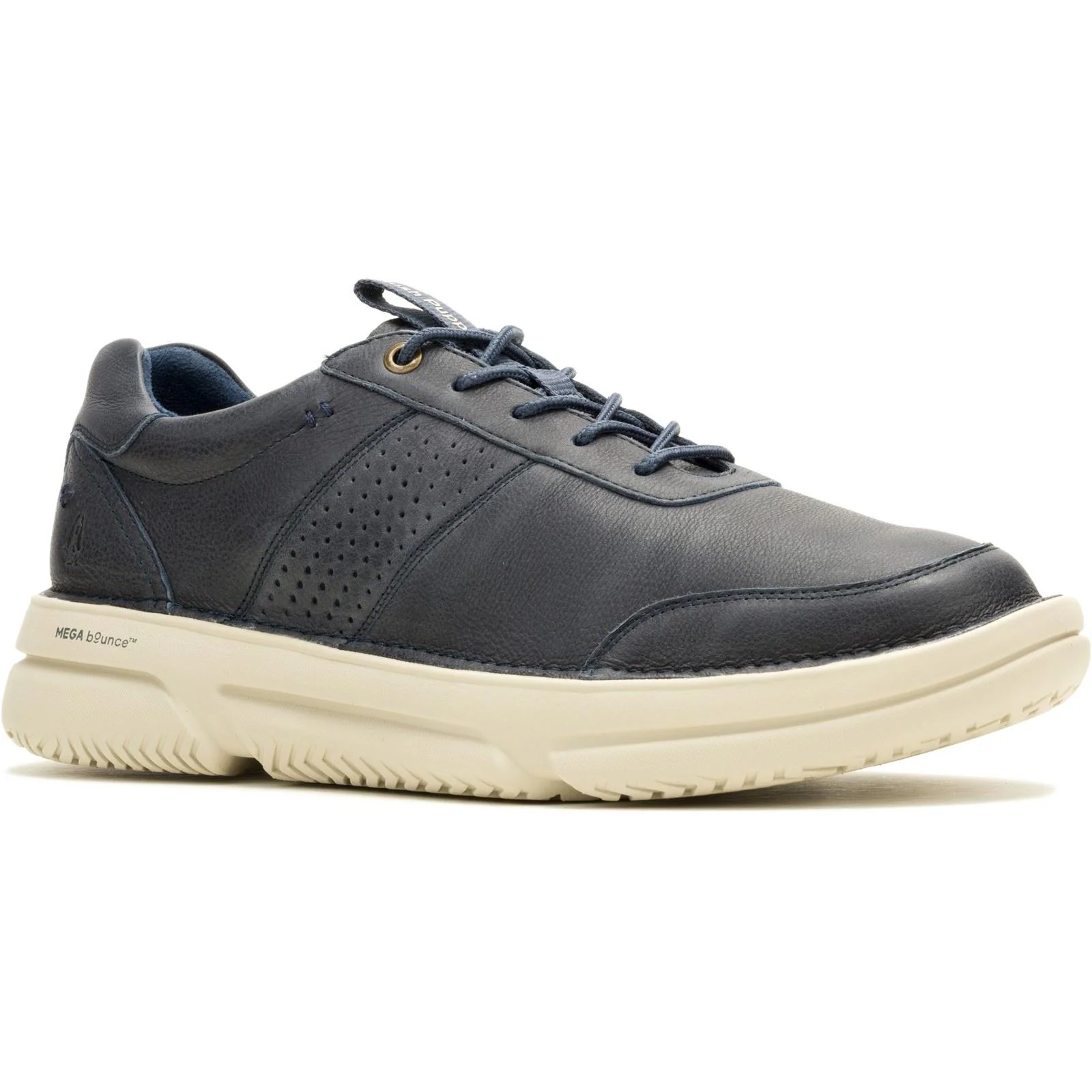 Hush Puppies Baylor Leather Men's Navy Trainers