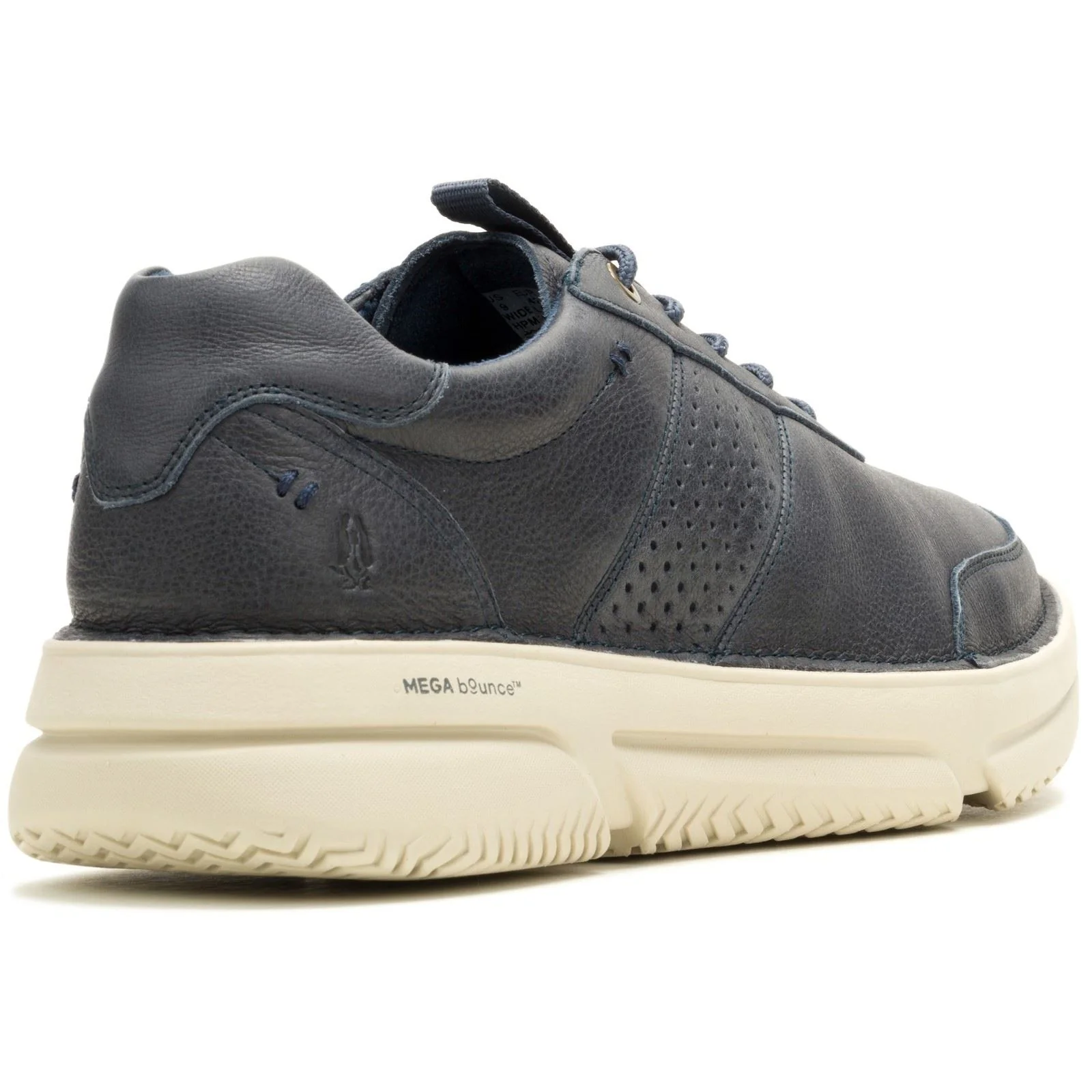 Hush Puppies Baylor Leather Men's Navy Trainers - Image 2