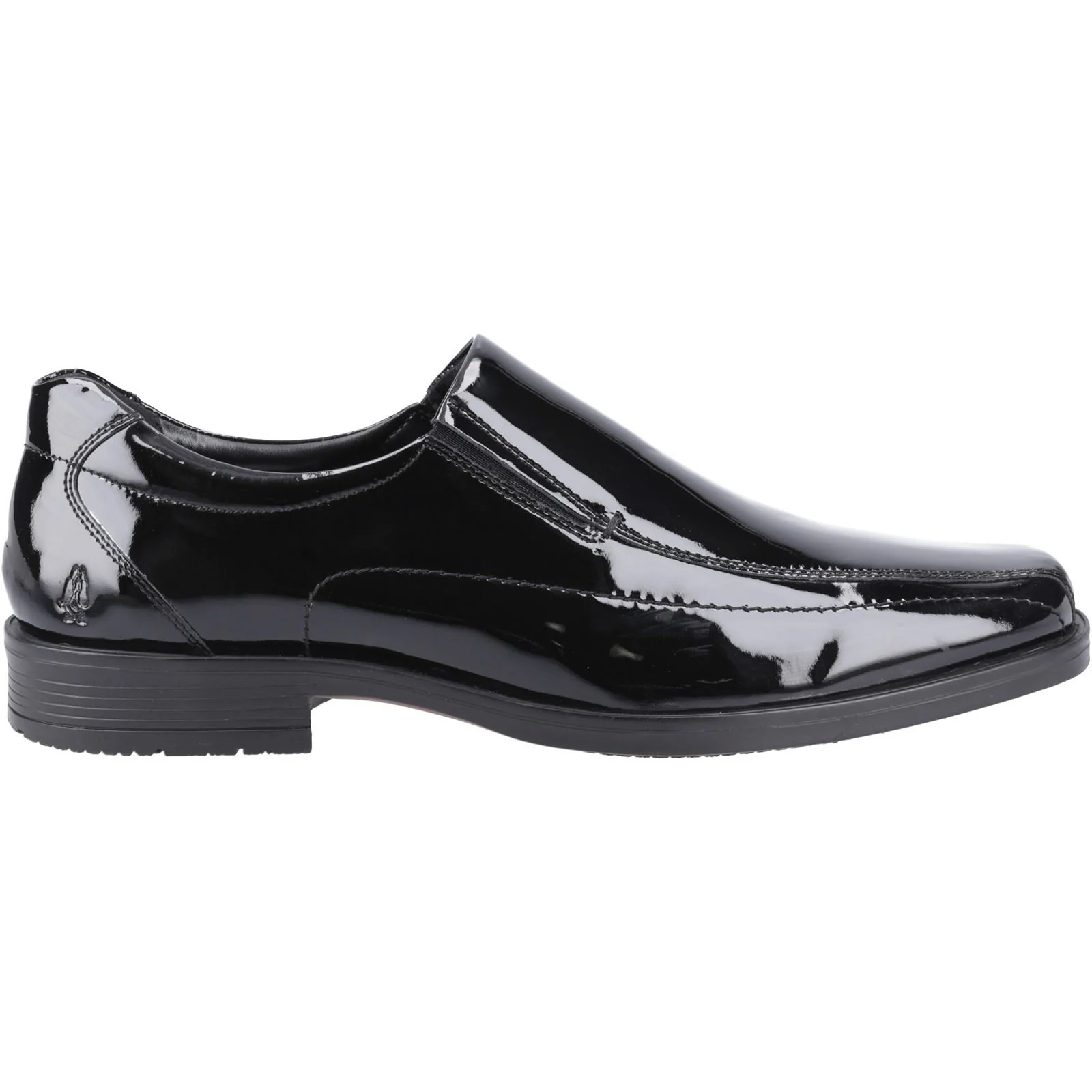 Hush Puppies Brody Leather Men's Black Slip-On Shoes - Image 5