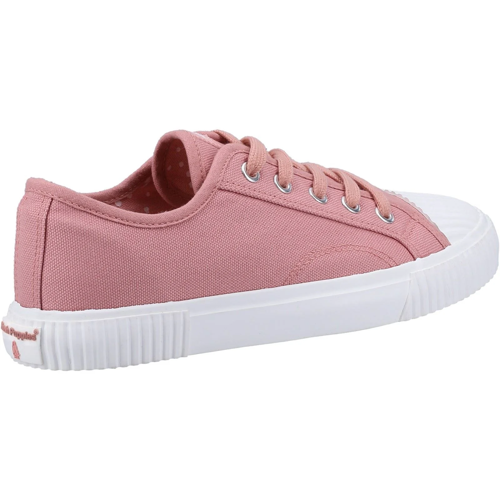 Hush Puppies Women's Brooke Canvas Trainer in Pink - Image 2