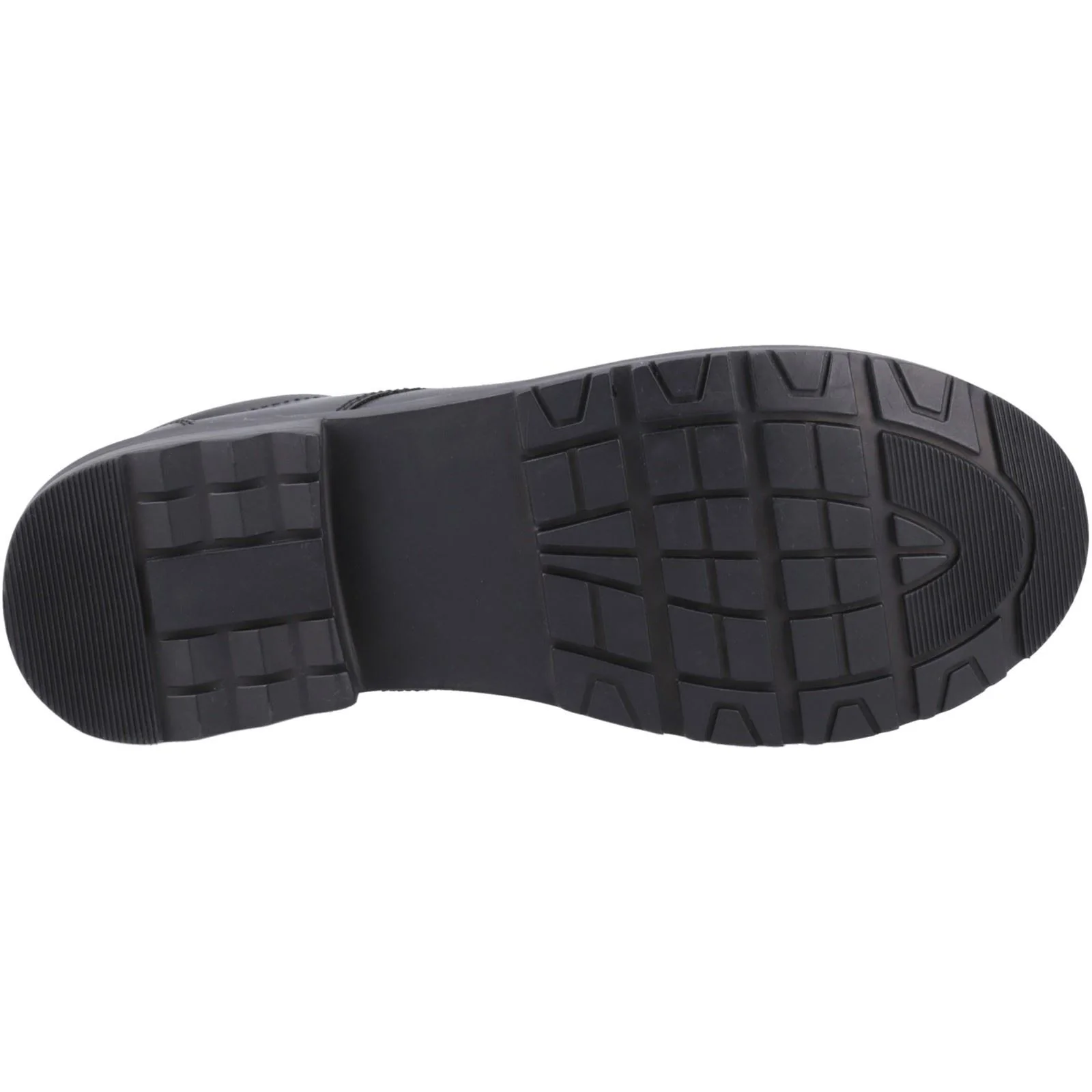 Hush Puppies Bruno Leather Youth Black Derby Shoes - Image 3