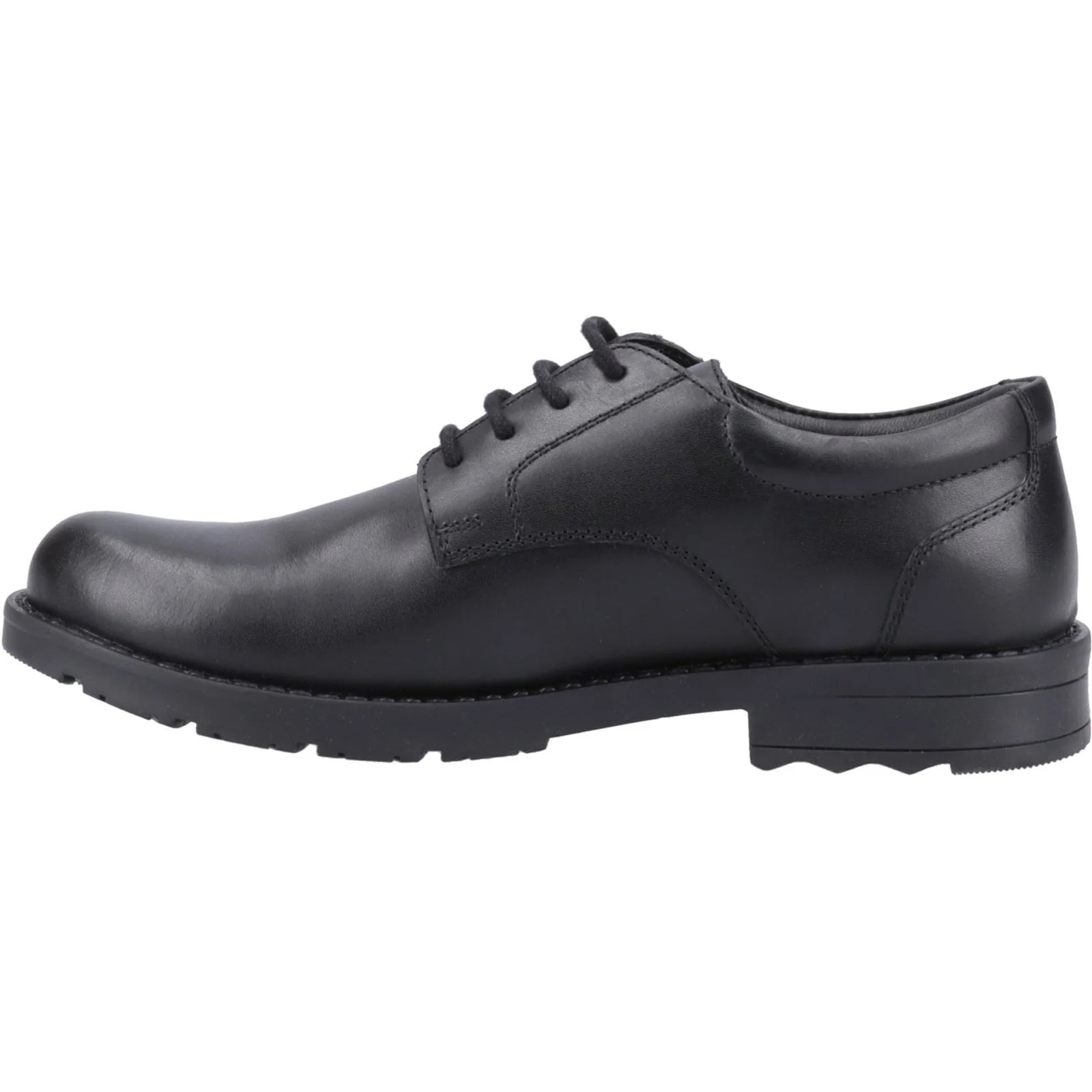 Hush Puppies Bruno Leather Men's Black Derby Shoes - Image 4