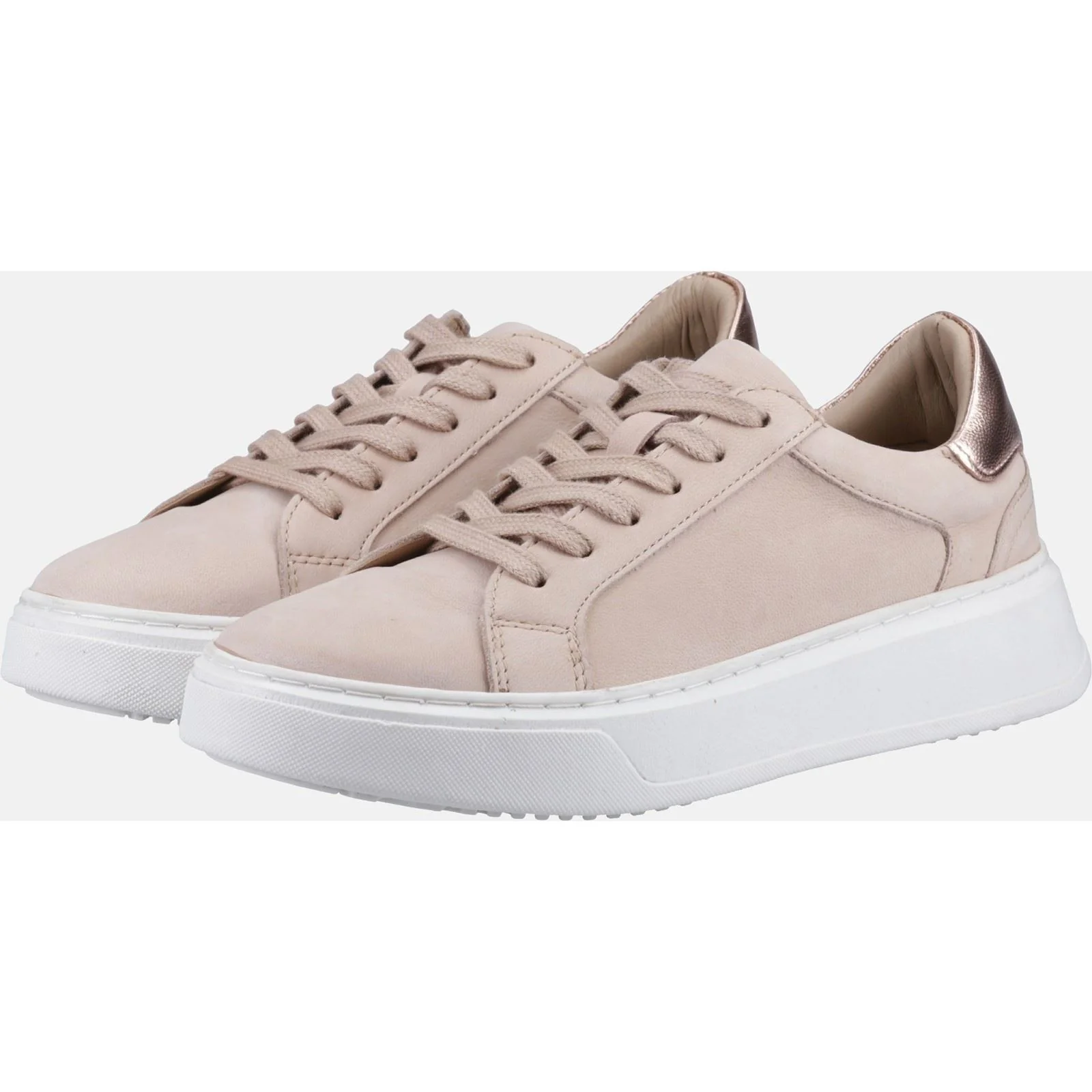 Hush Puppies Women's Camille Lace Cupsole in Blush - Image 7