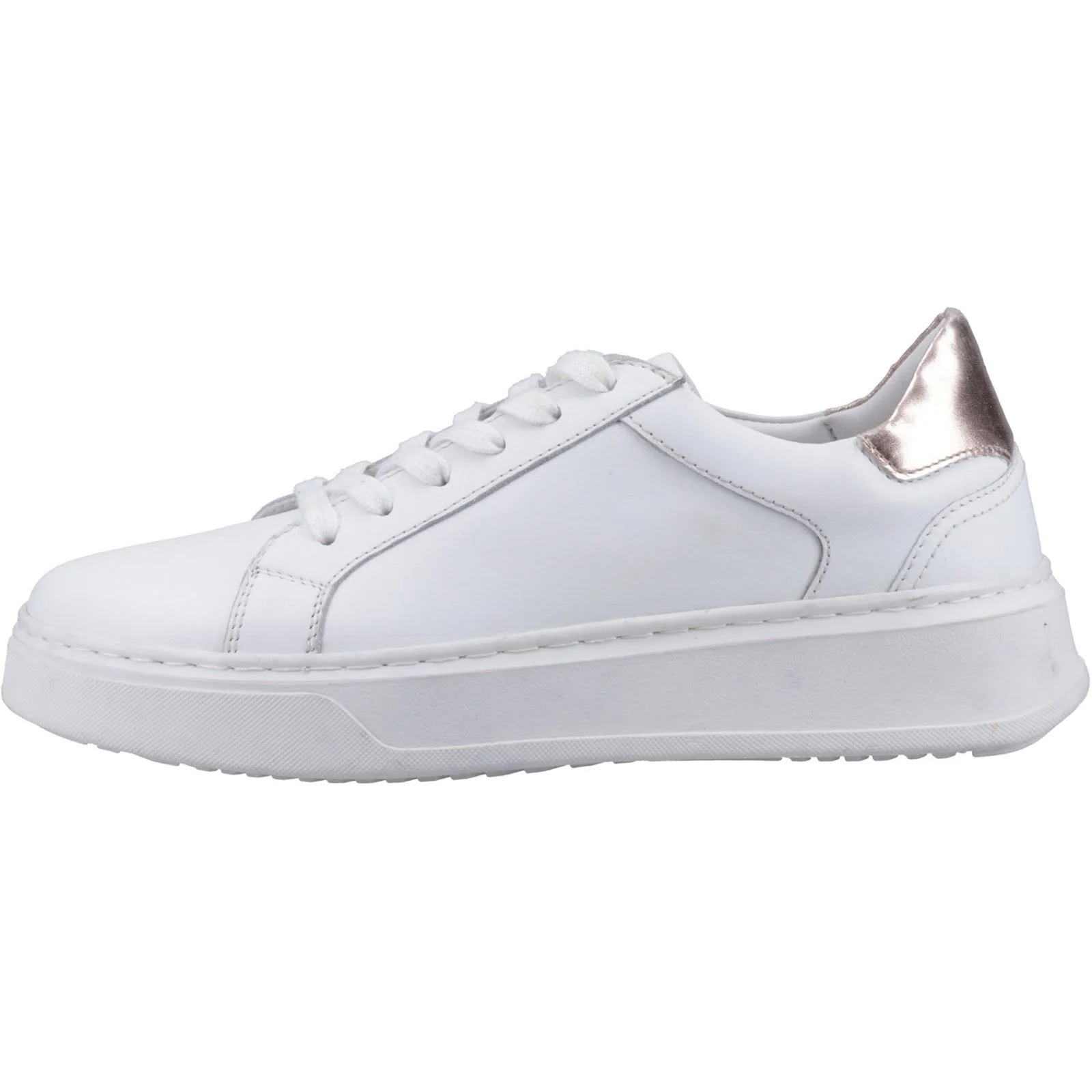 Hush Puppies Women's Camille Lace Cupsole in White - Image 8