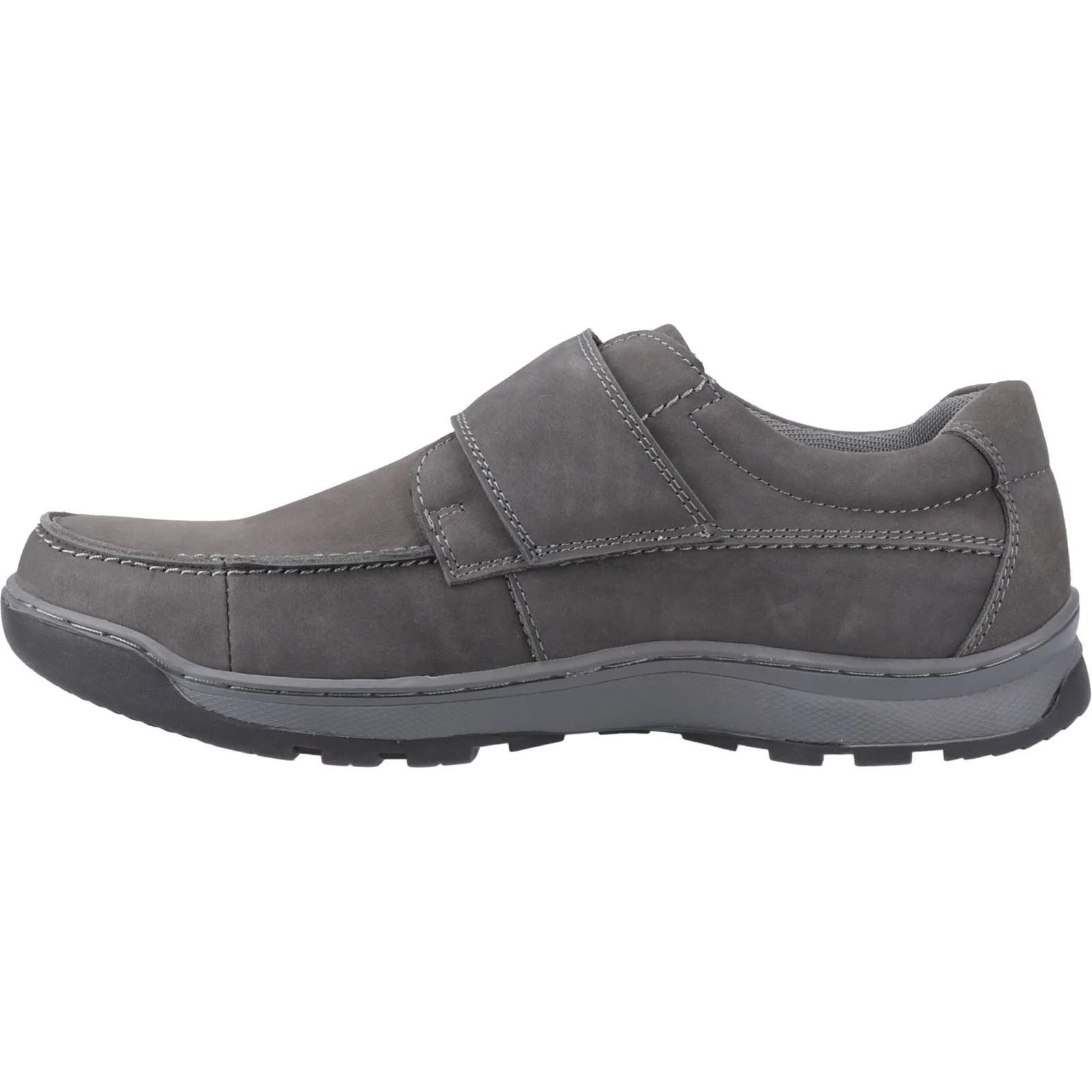 Hush Puppies Casper Leather Men's Grey Nubuck Loafers - Image 4