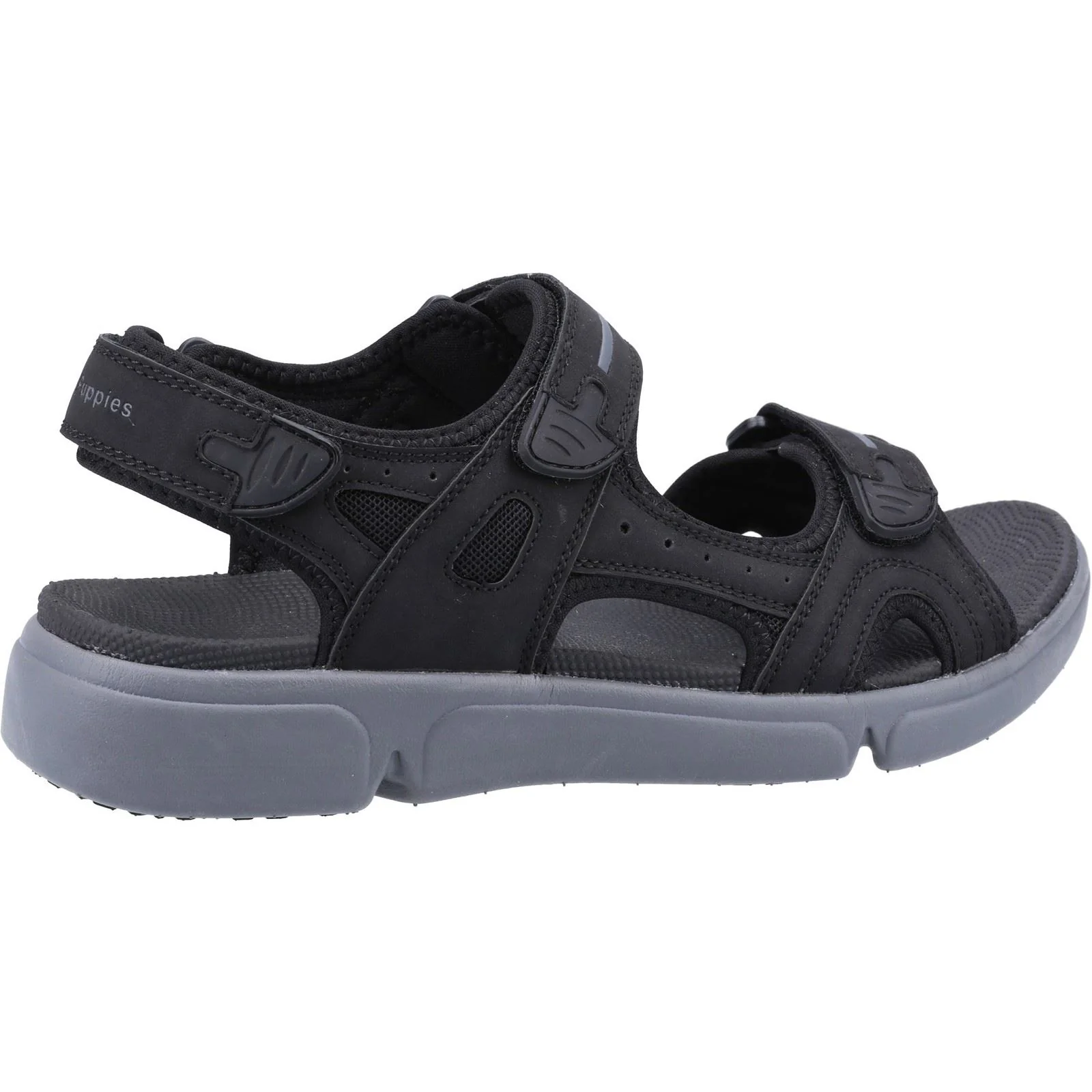 Hush Puppies Castro Polyurethane Men's Black Sandals - Image 2