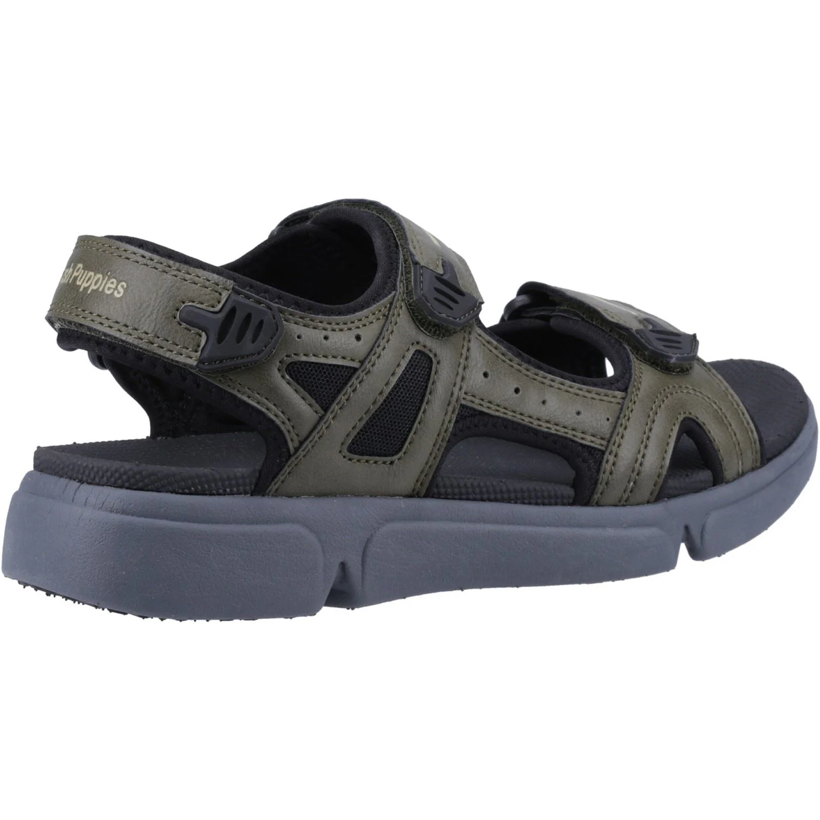 Hush Puppies Castro Polyurethane Men's Khaki Sandals - Image 2