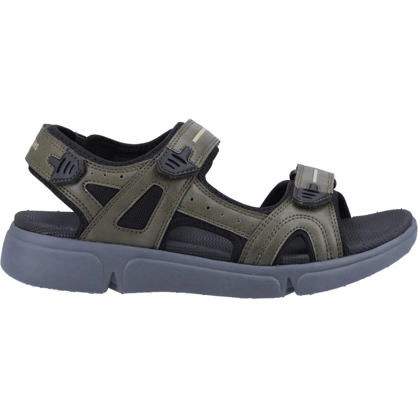 Hush Puppies Castro Polyurethane Men's Khaki Sandals - Image 4