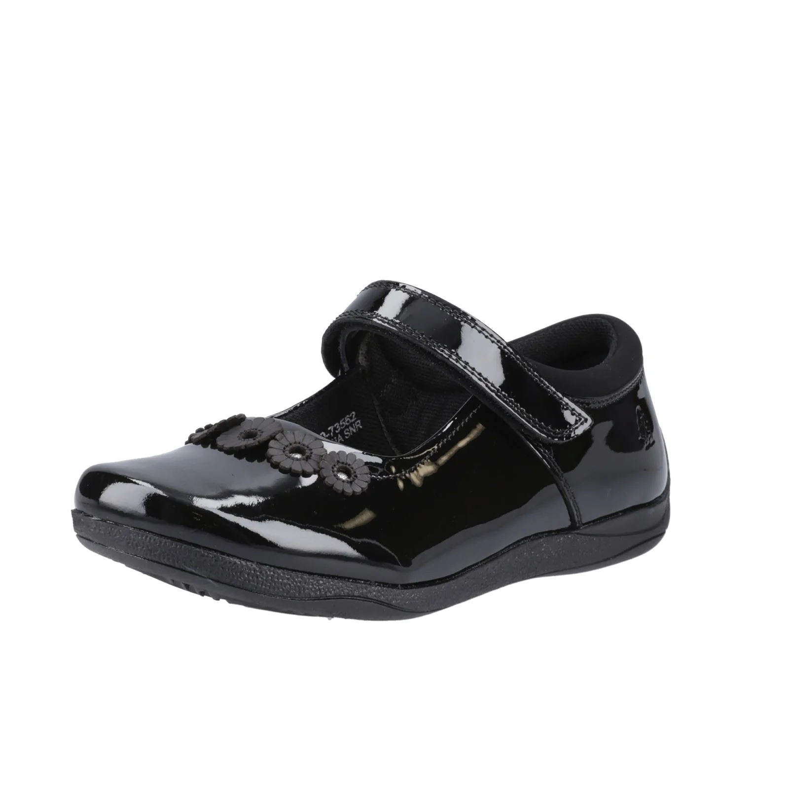 Hush Puppies Christina Patent Leather Youth Black Shoes - Image 8