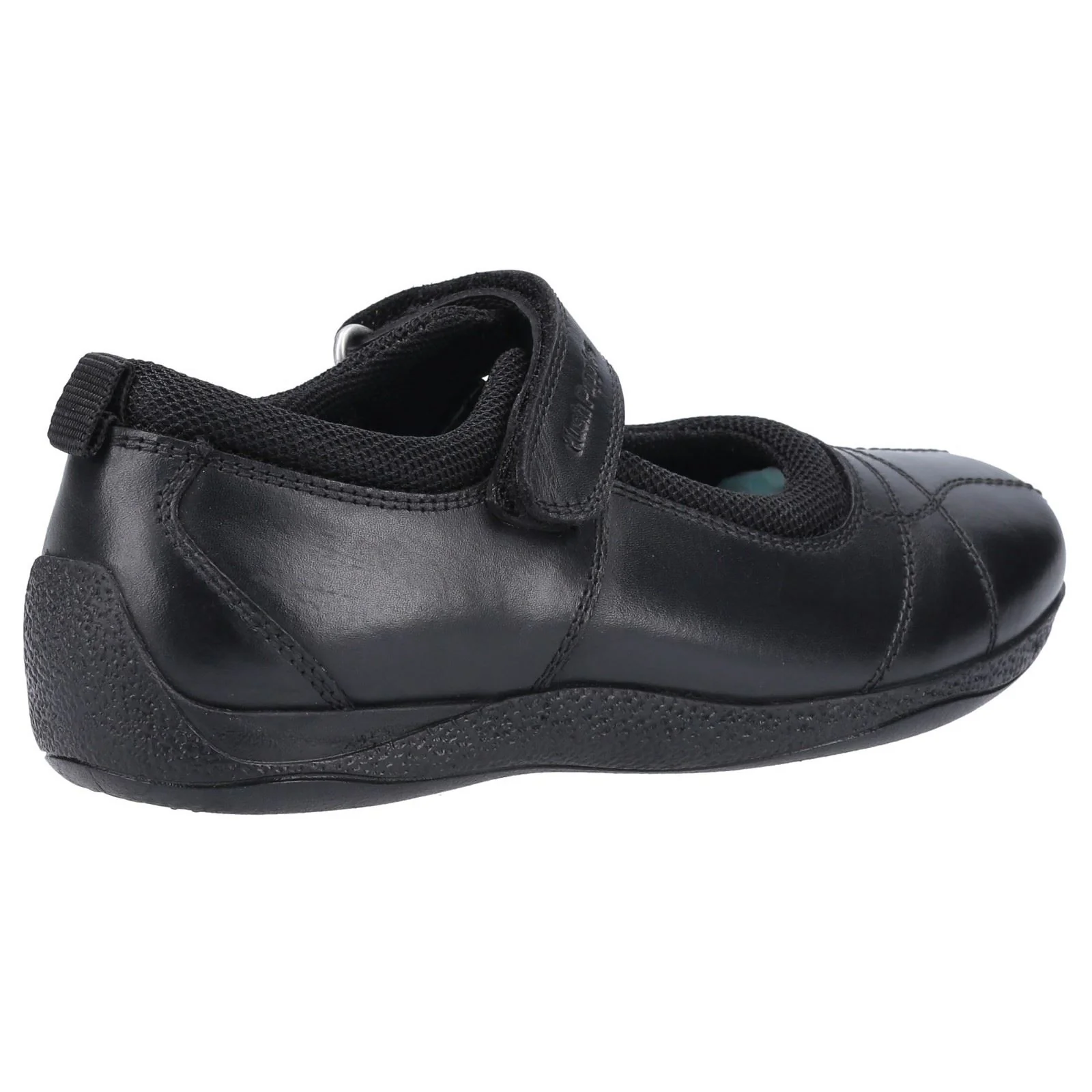 Hush Puppies Clara Youth Girls Black Leather Shoes - Image 2