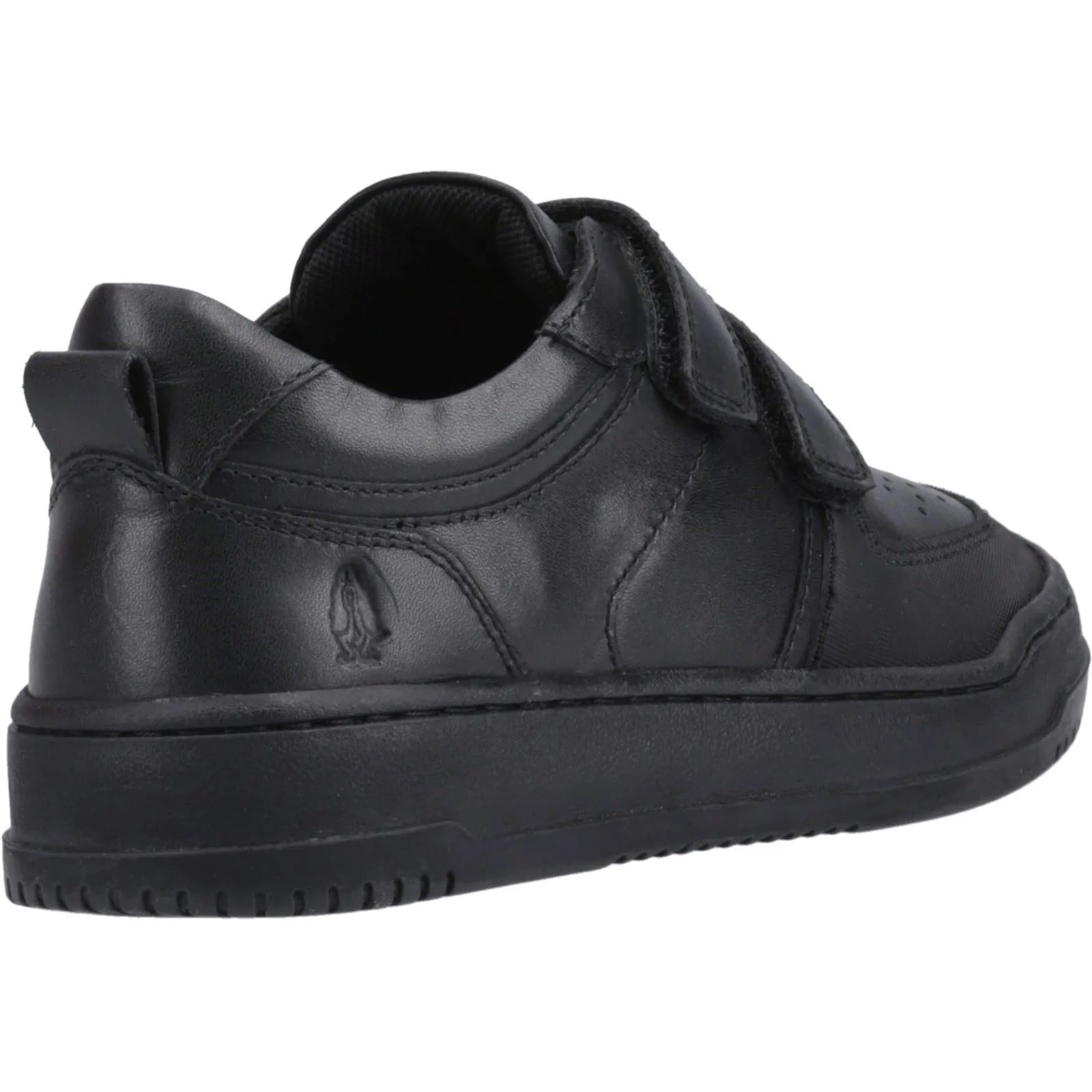 Hush Puppies Daxton Leather Junior Black Trainers - Image 2