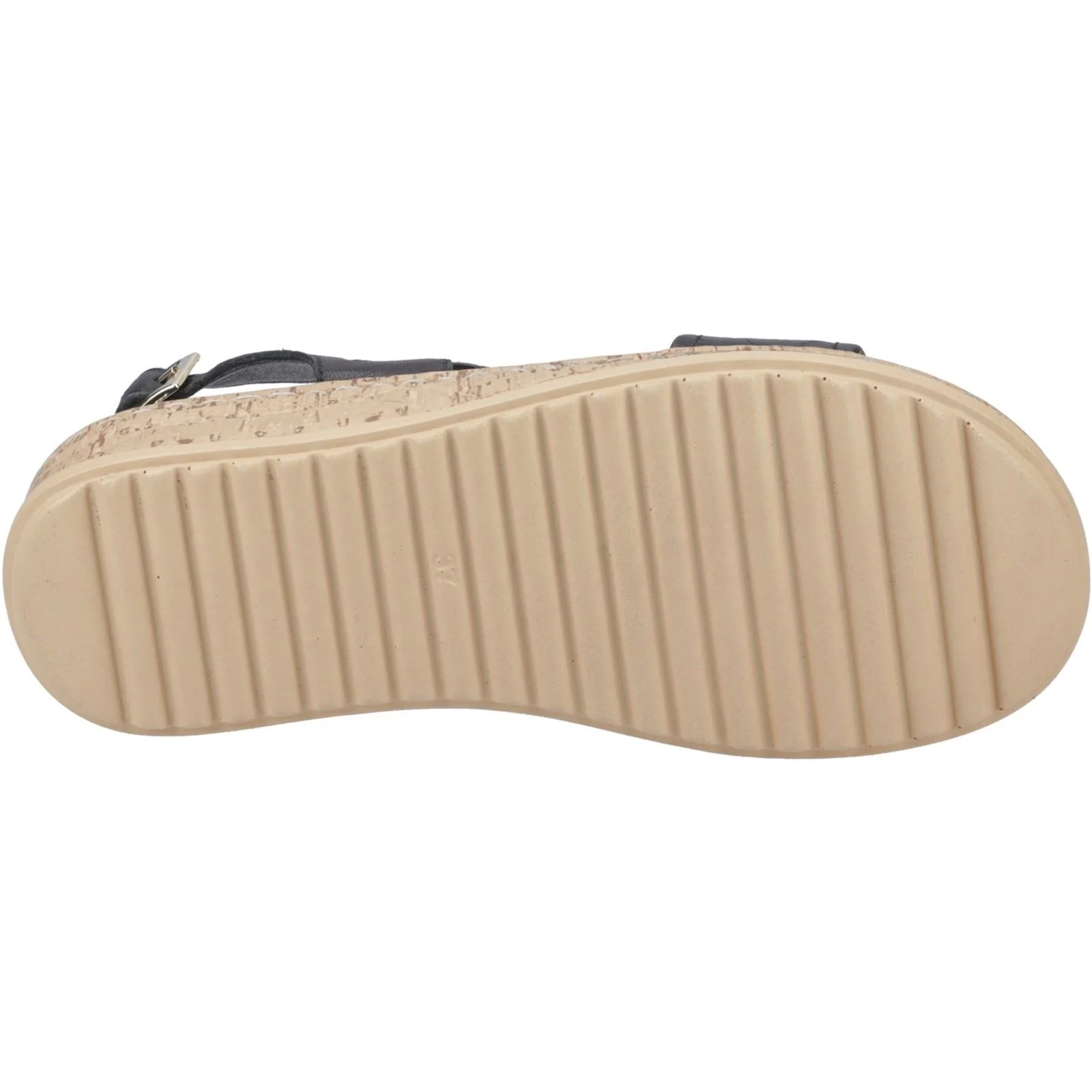 Hush Puppies Ebony Woven Leather Women's Black Sandals - Image 3