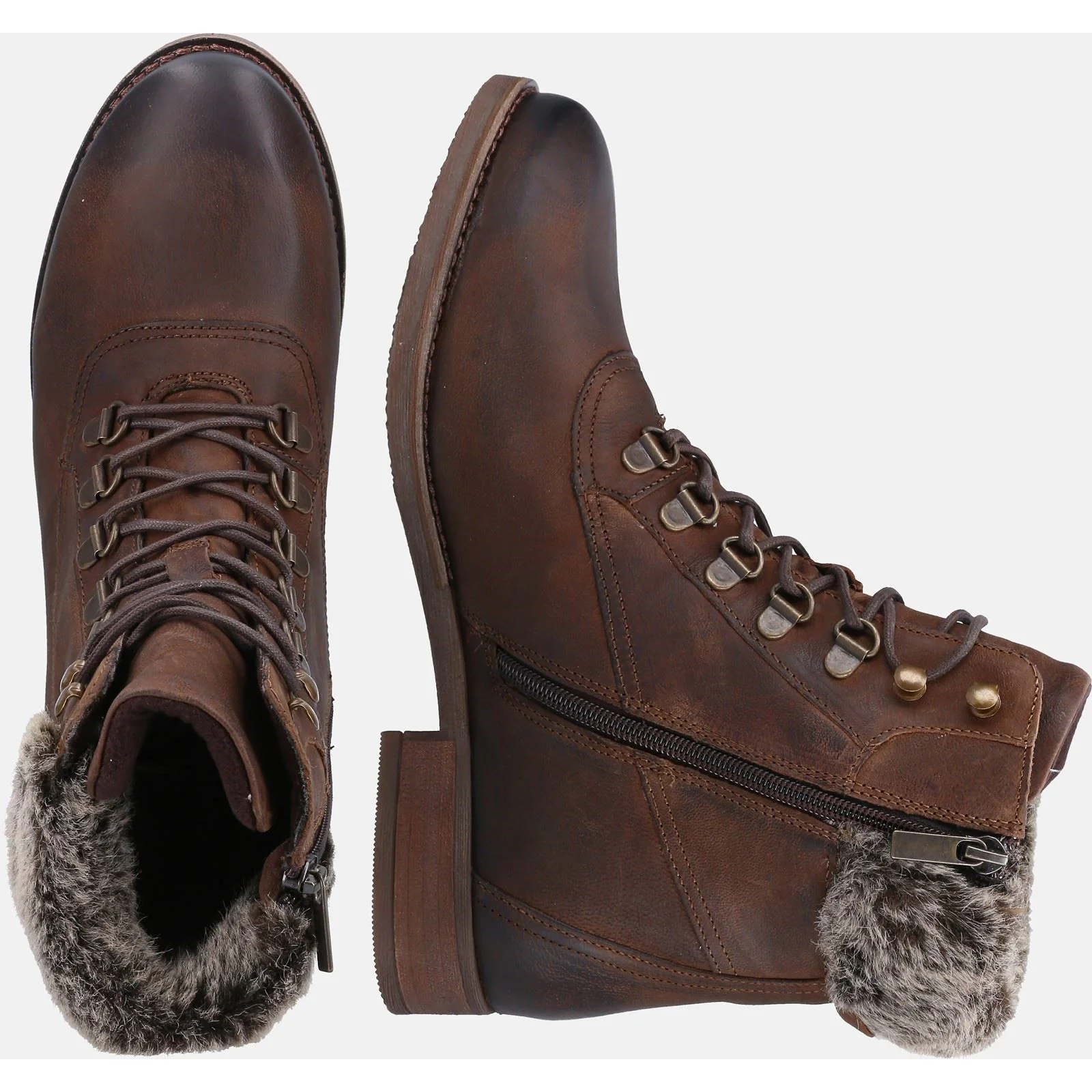 Hush Puppies Women's Effie Boot in Brown - Image 8